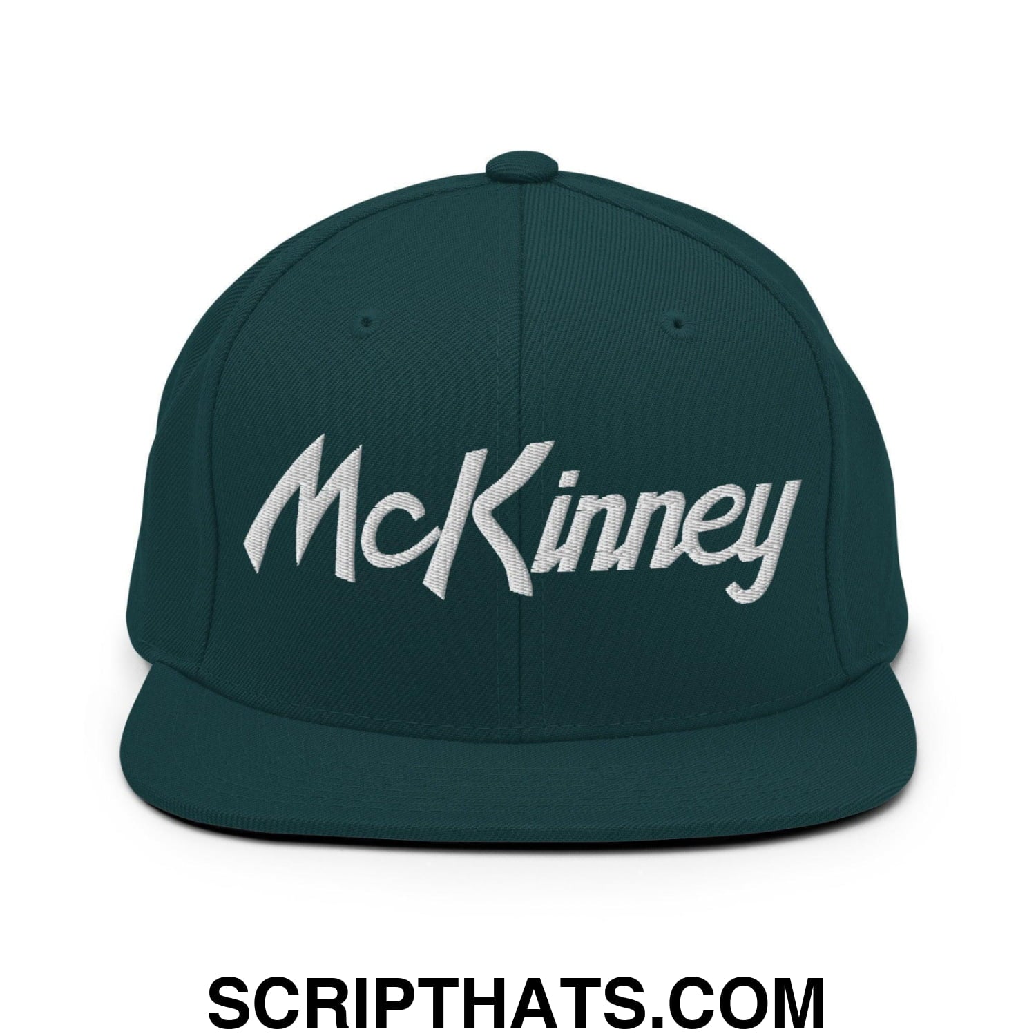 McKinney Script Snapback Hat Spruce
