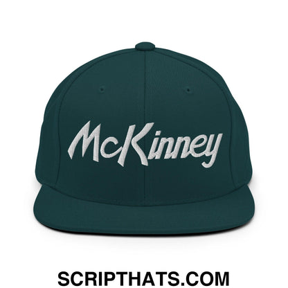 McKinney Script Snapback Hat Spruce
