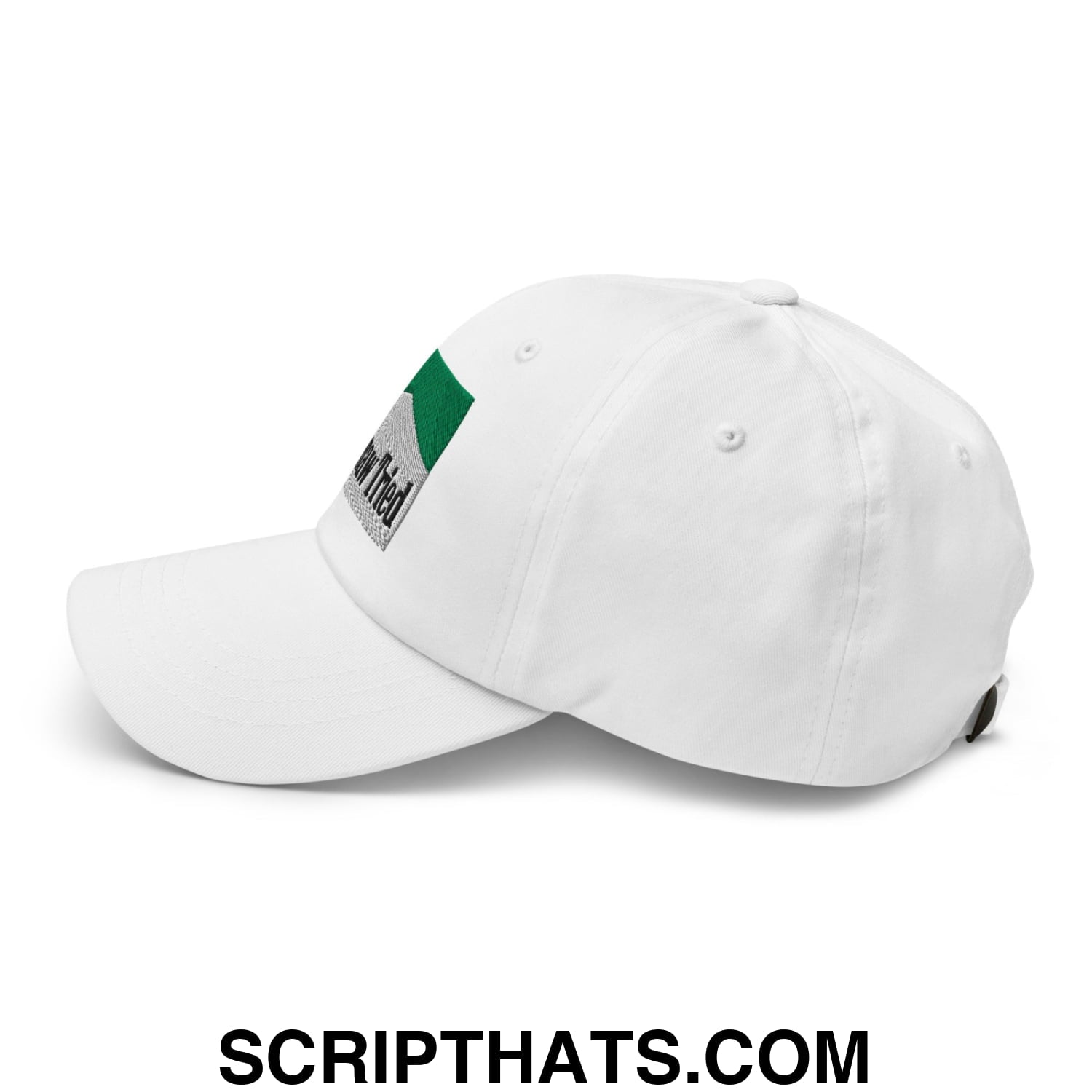 Meemaw Tried Cigarette Menthol Green Embroidered Unstructured Dad Hat White