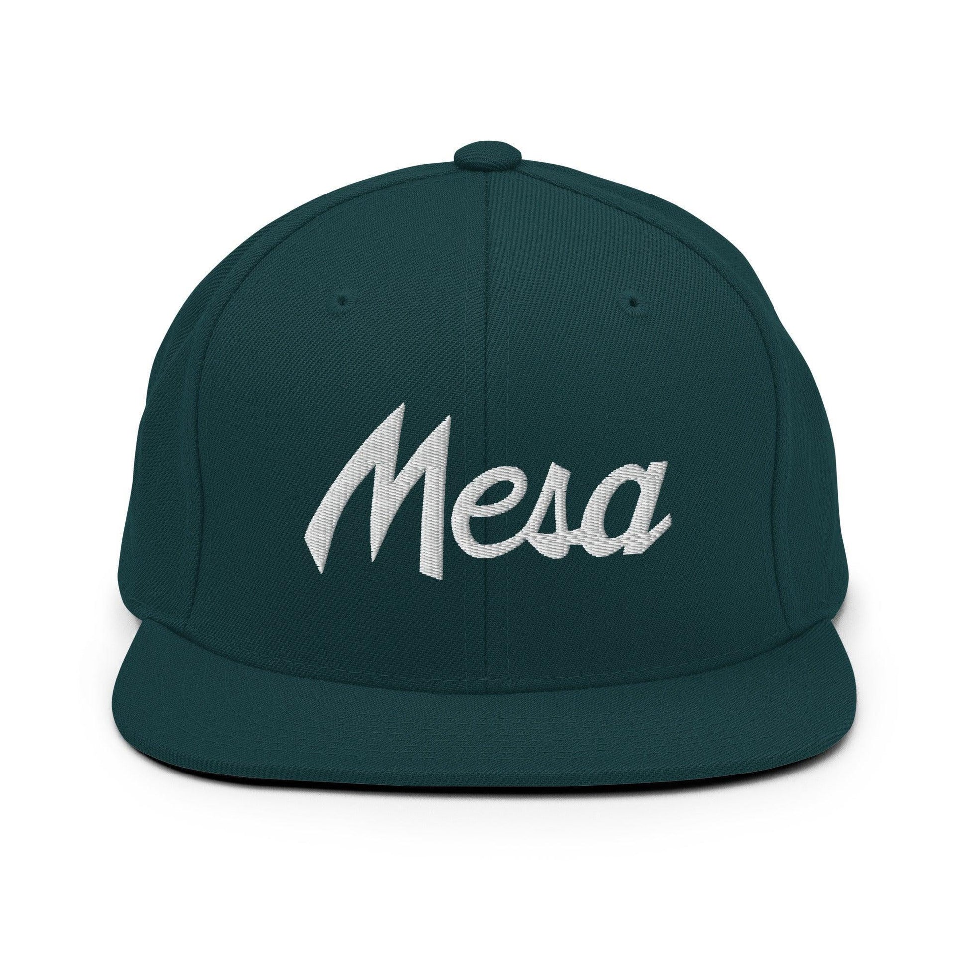 Mesa Script Snapback Hat Spruce