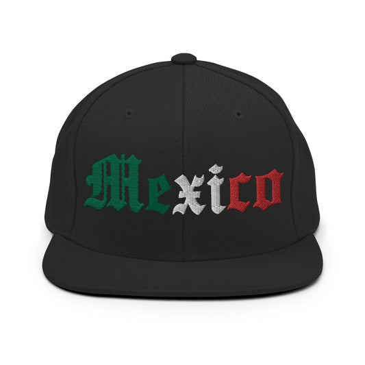 Mexico II Old English Snapback Hat by Script Hats | Script Hats