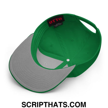 Mexico III Old English Snapback Hat Kelly Green
