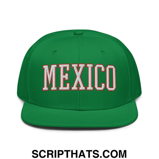 Mexico IV Block Snapback Hat Kelly Green