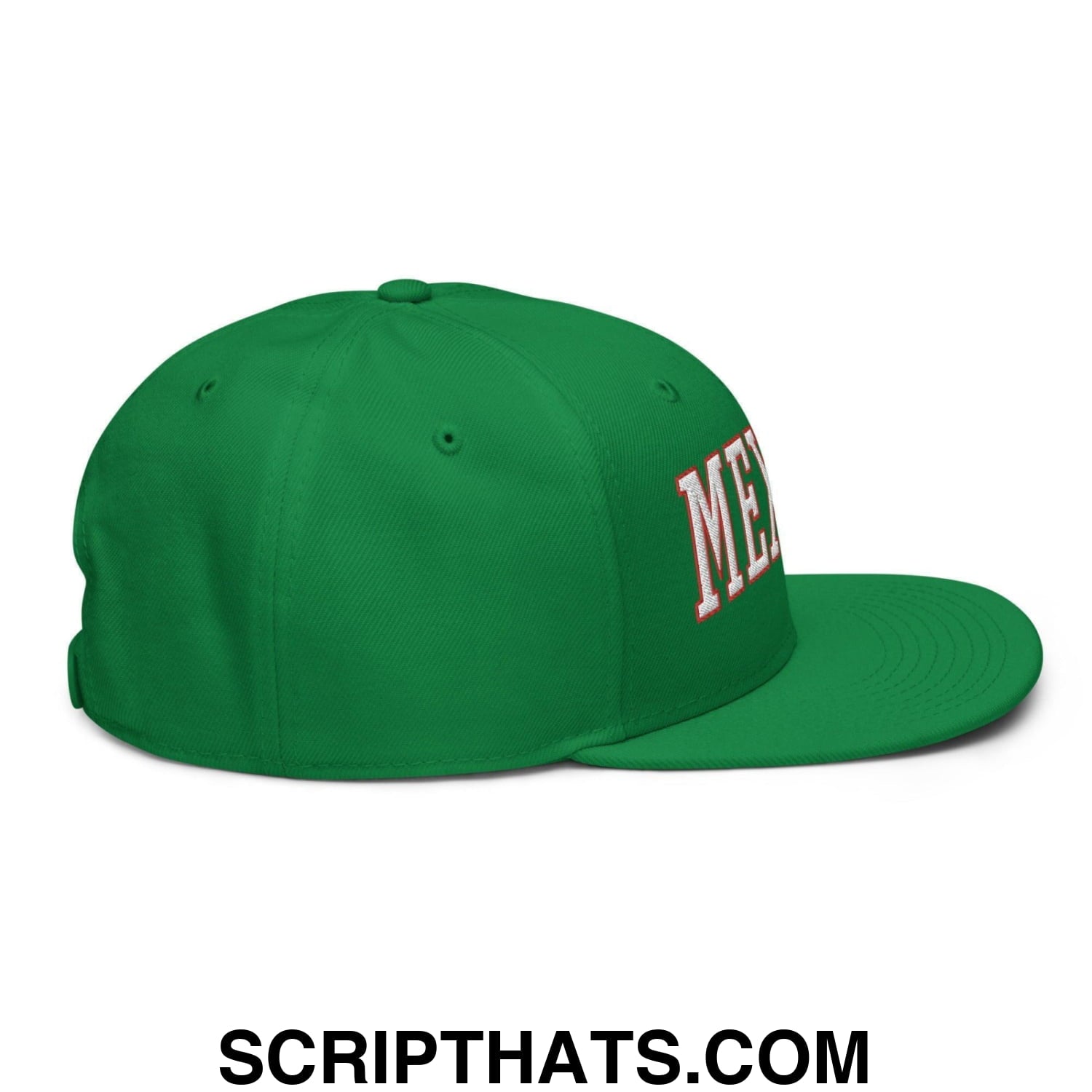 Mexico IV Block Snapback Hat Kelly Green