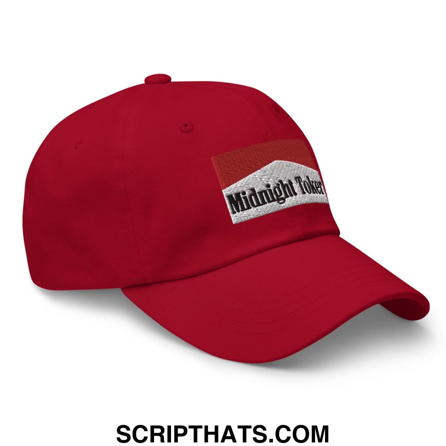 Midnight Toker Dad Hat Cranberry
