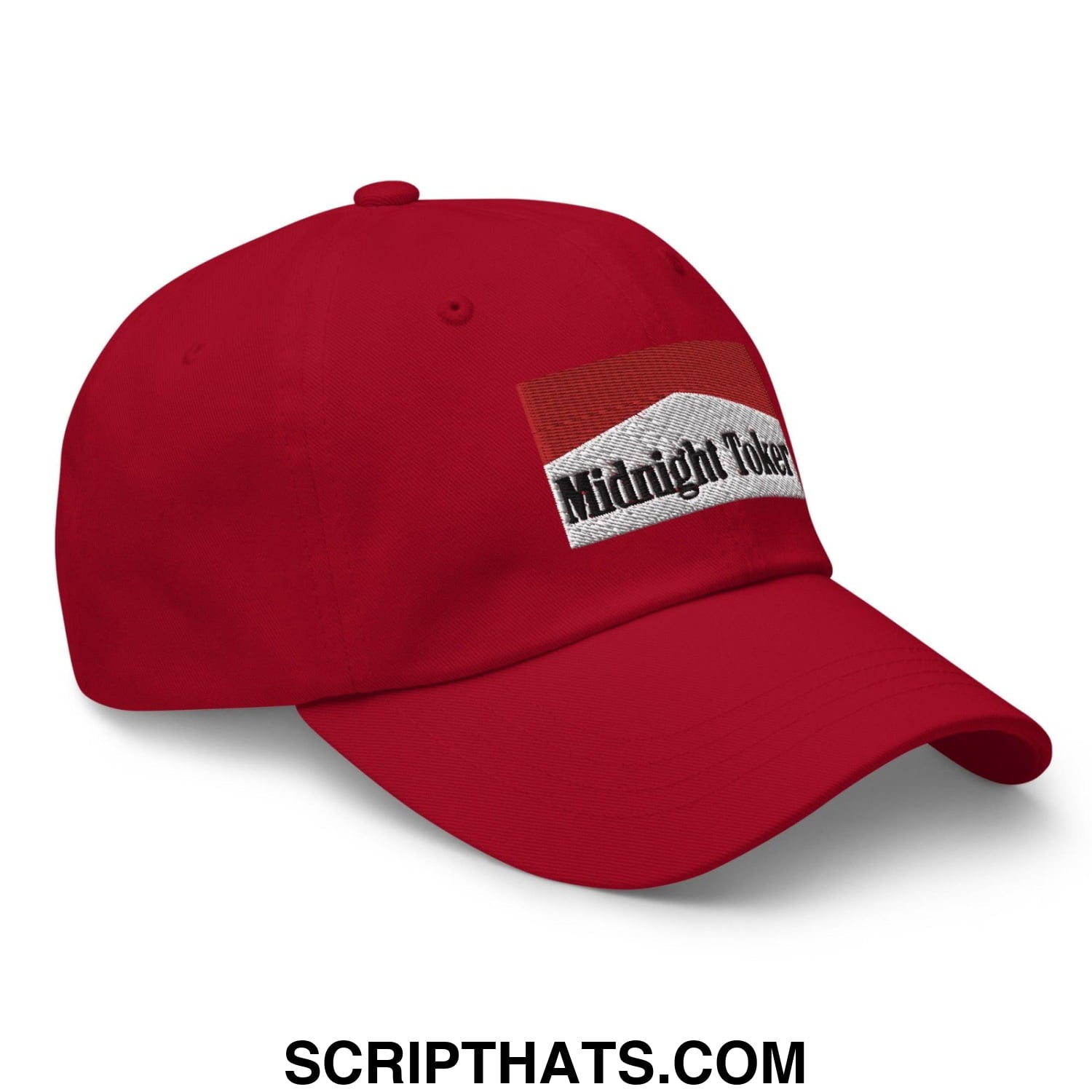 Midnight Toker Dad Hat Cranberry