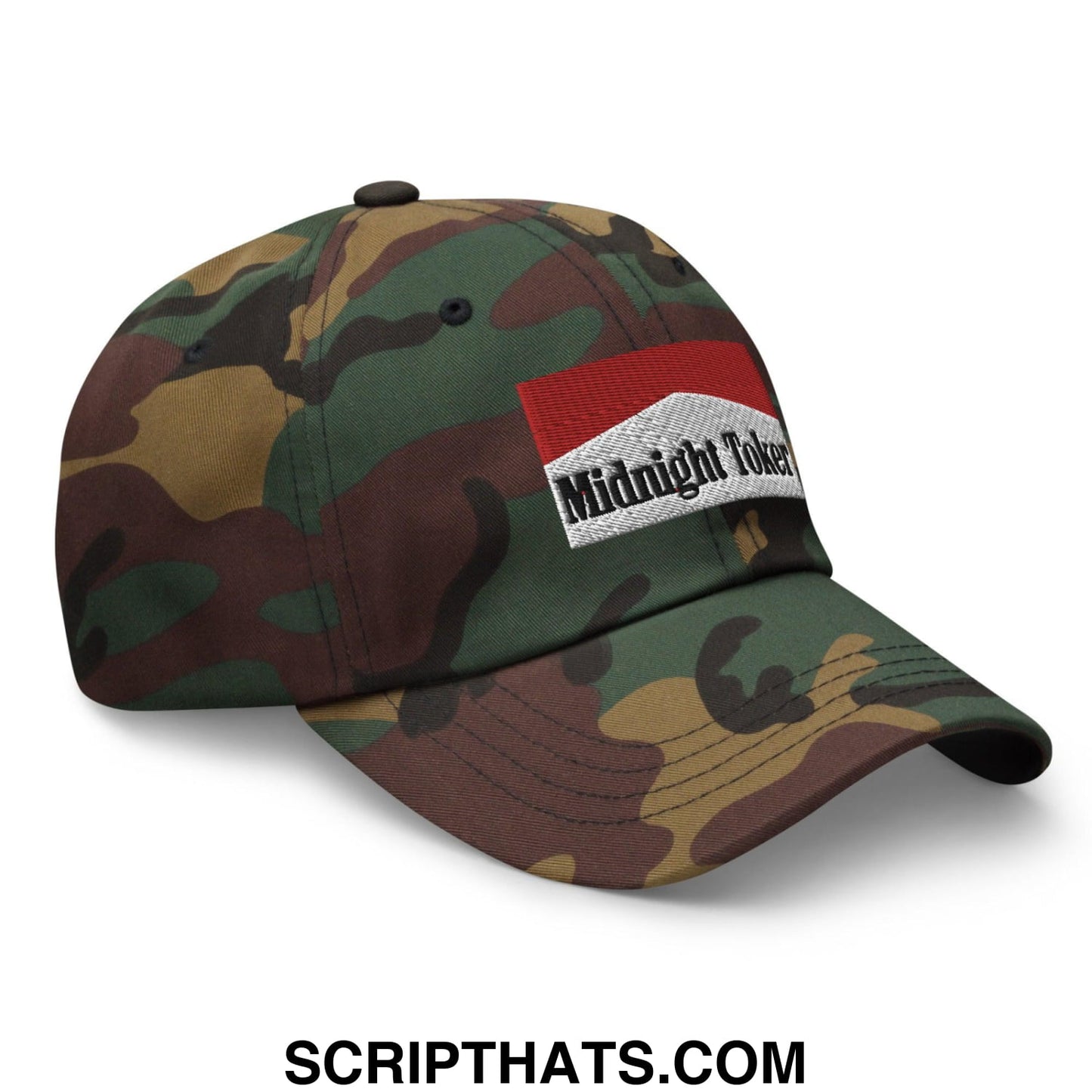 Midnight Toker Dad Hat Green Camo