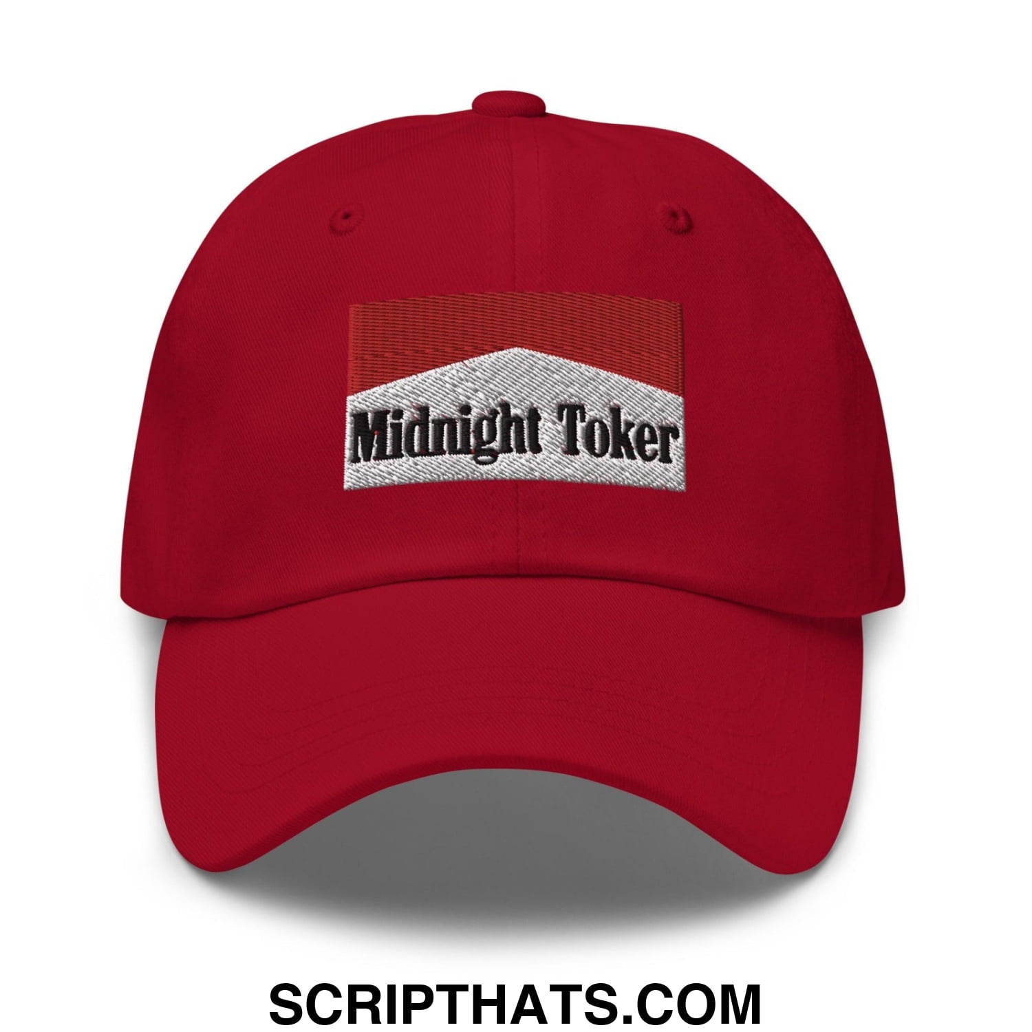Midnight Toker Dad Hat Cranberry