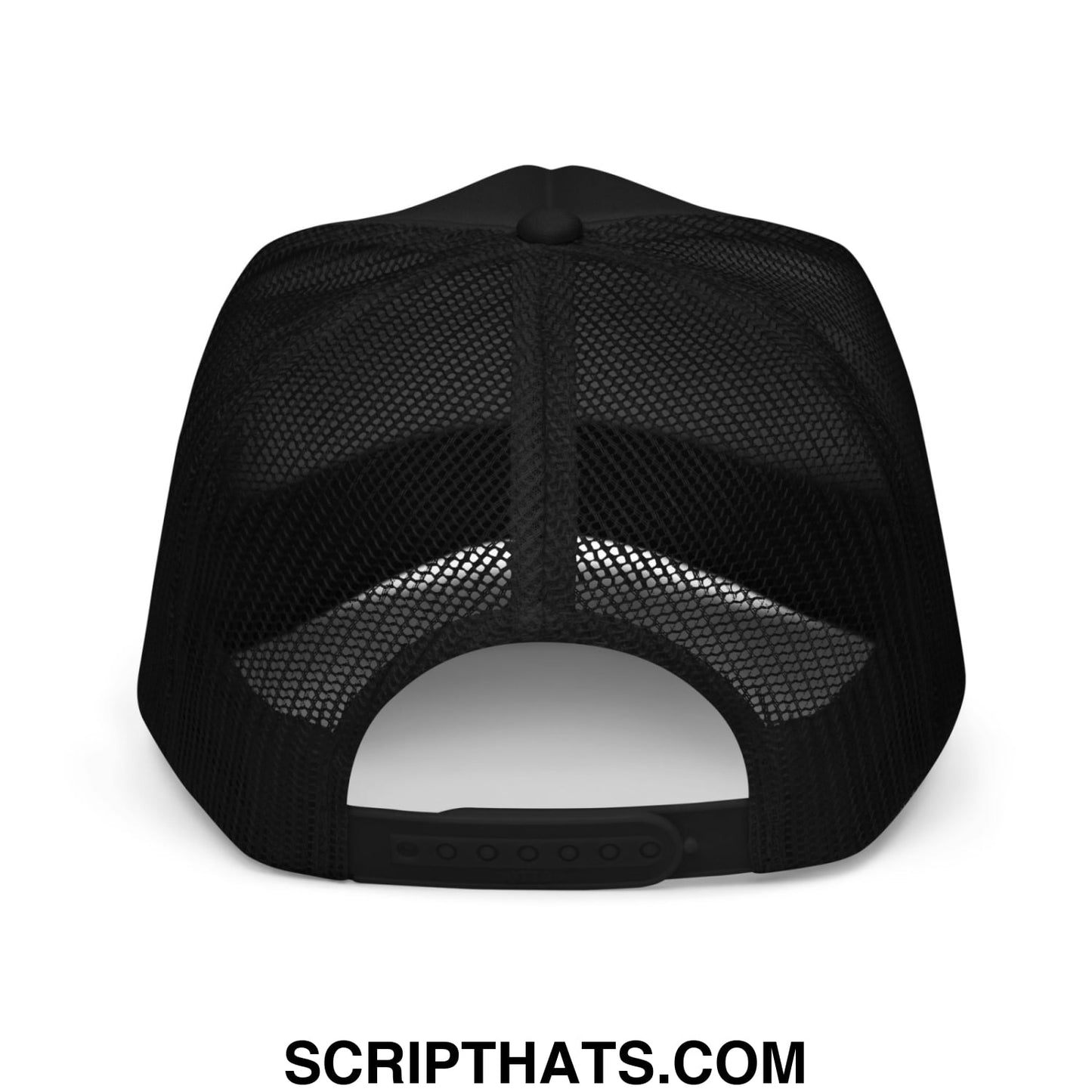 Midnight Toker Embroidered Foam Trucker Hat Black