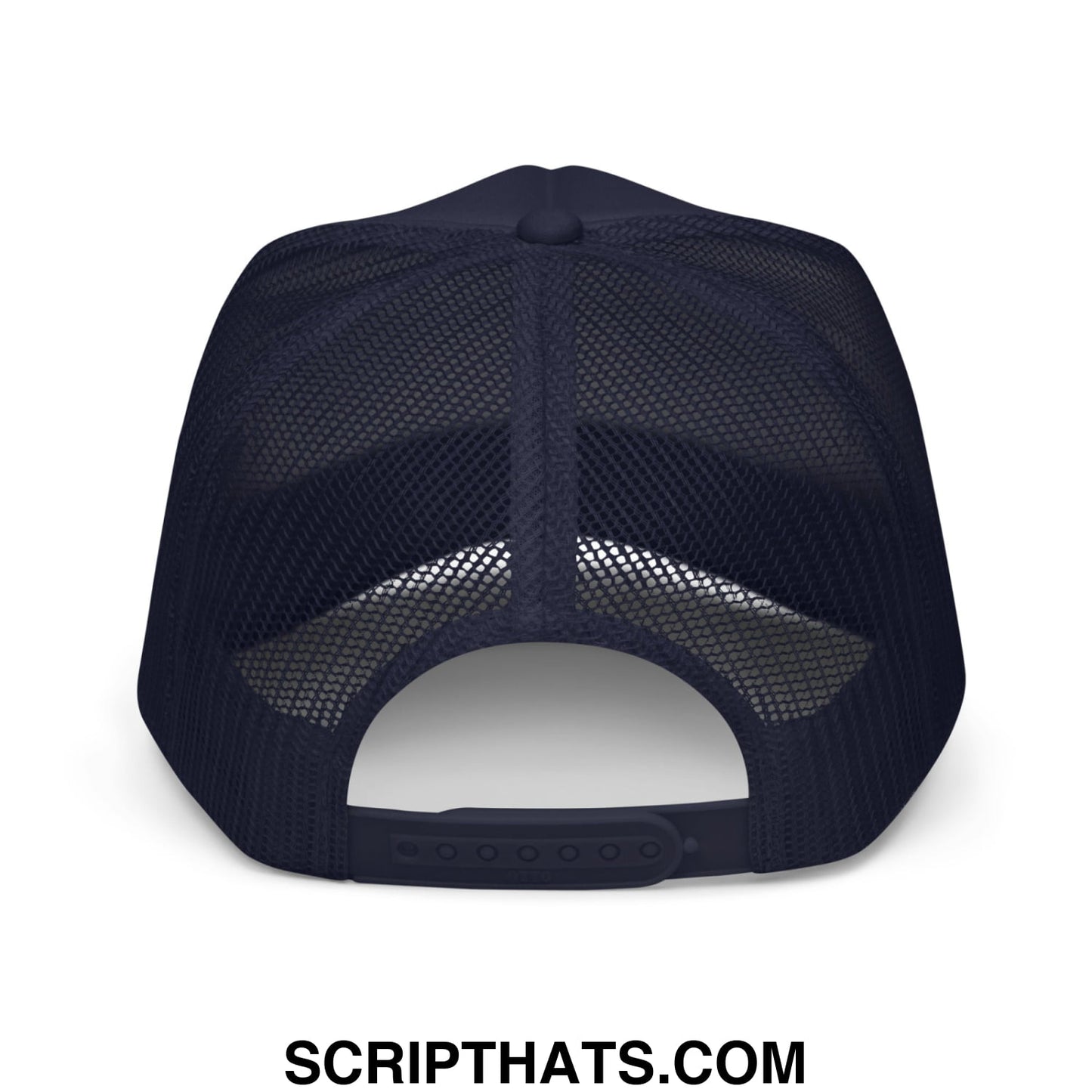 Midnight Toker Embroidered Foam Trucker Hat Navy
