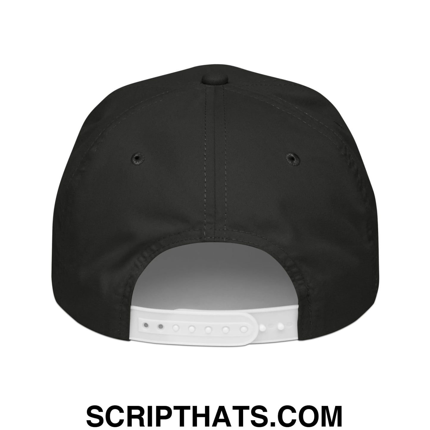 Mint Julip Embroidered Retro Rope Hat Black White