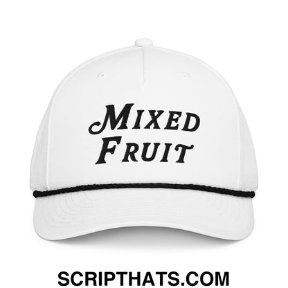 Mixed Fruit Embroidered Golf Rope Hat Default Title
