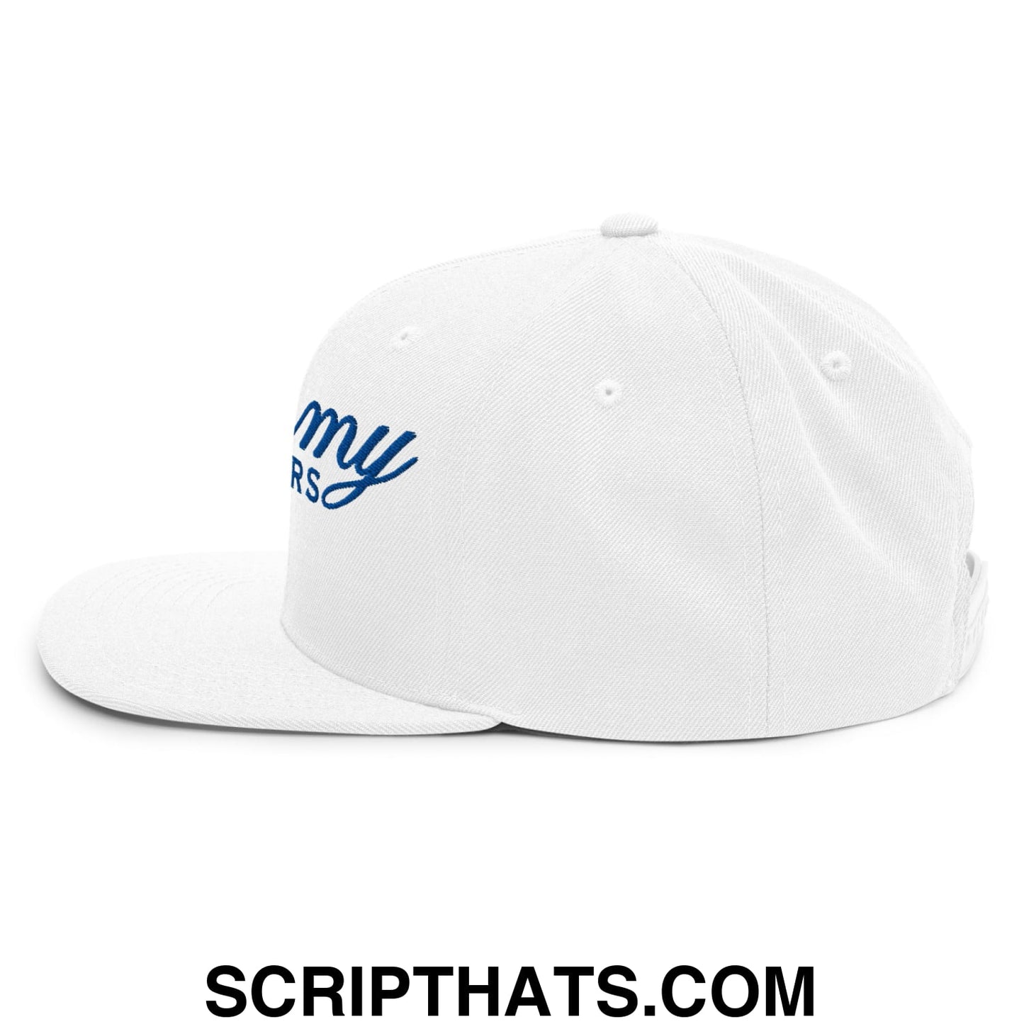 Mommy Milkers Embroidered Flat Bill Brim Snapback Hat Default Title