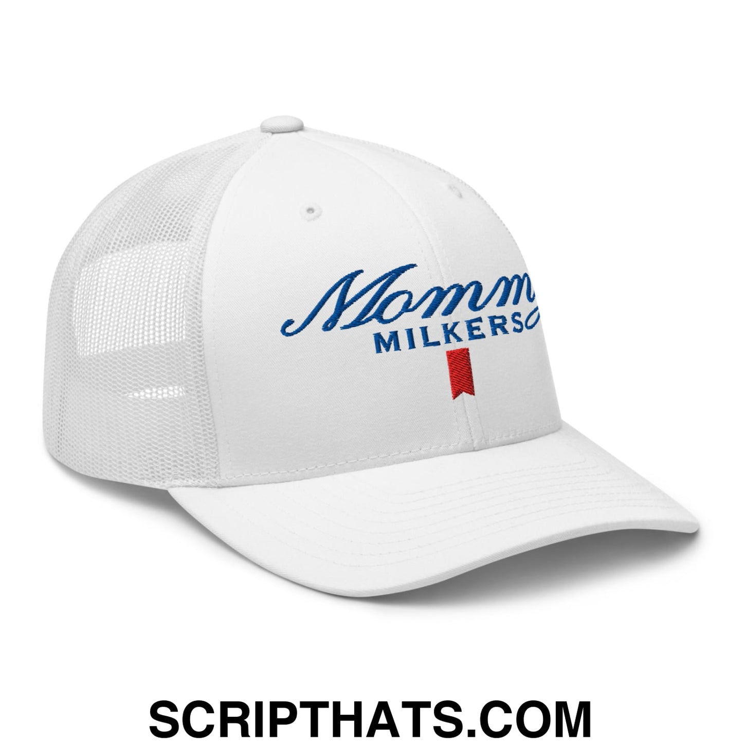 Mommy Milkers Embroidered Mesh Trucker Hat Default Title
