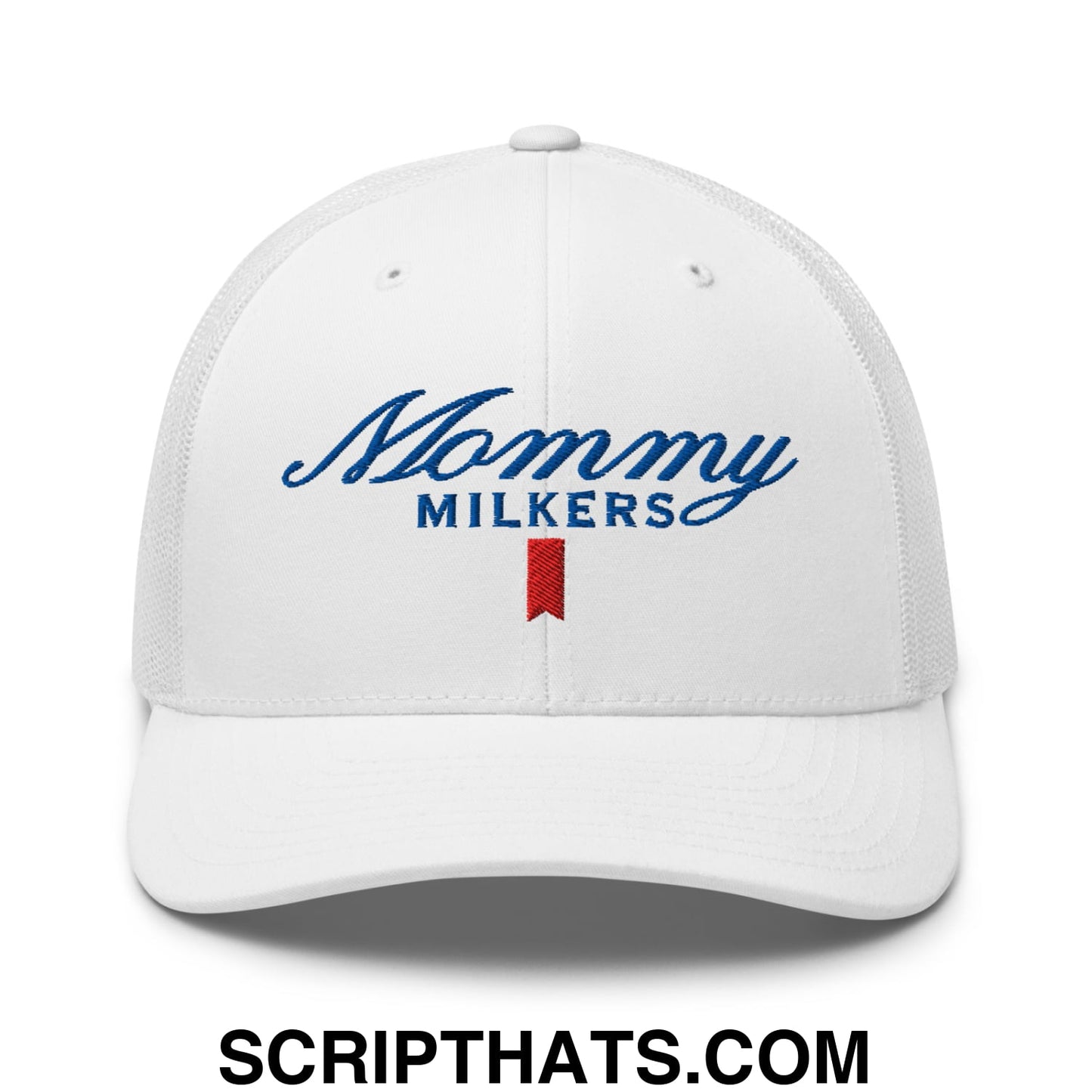Mommy Milkers Embroidered Mesh Trucker Hat Default Title