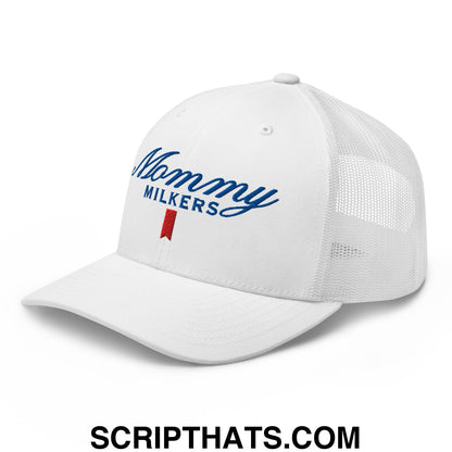 Mommy Milkers Embroidered Mesh Trucker Hat Default Title