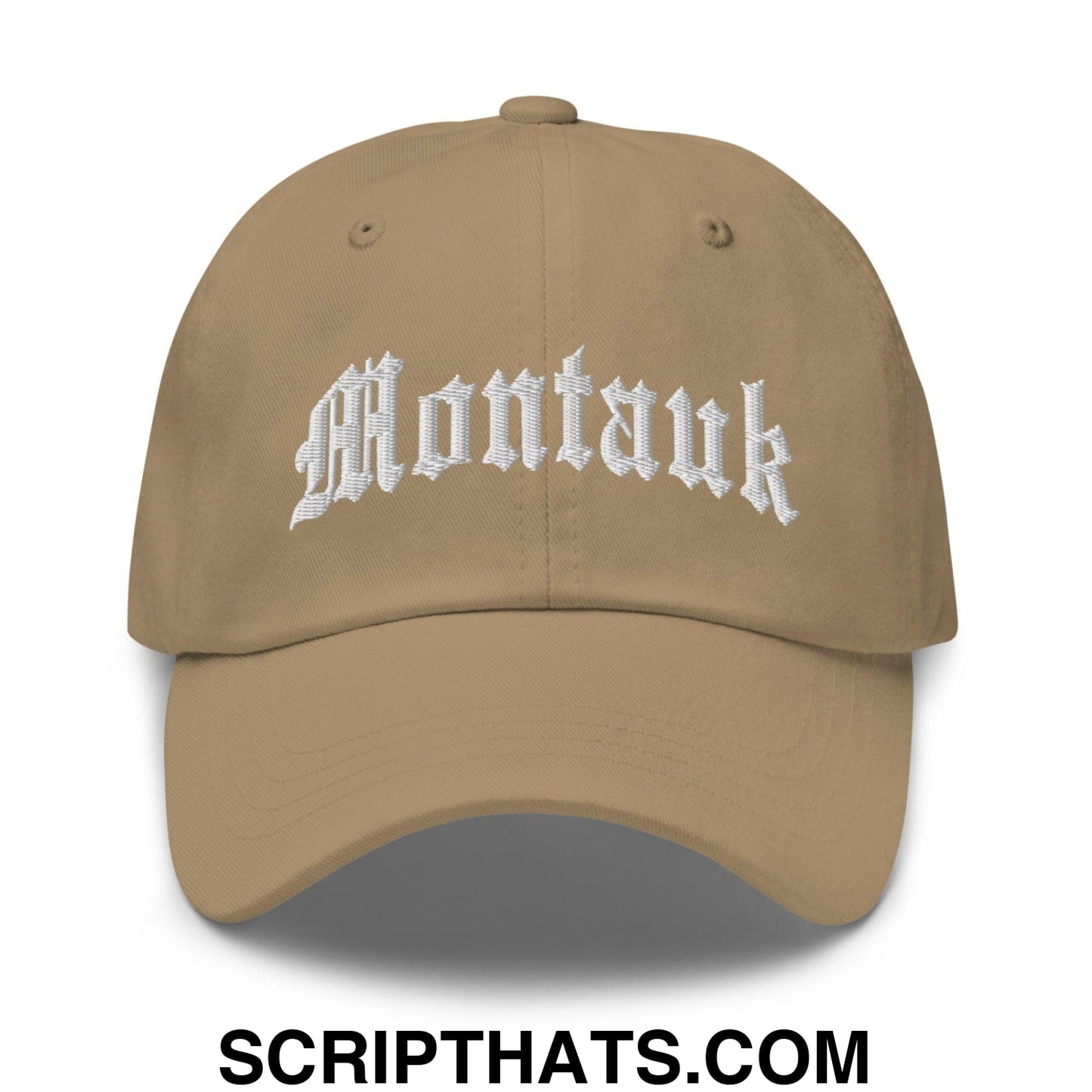 Montauk II OG Old English Dad Hat Khaki