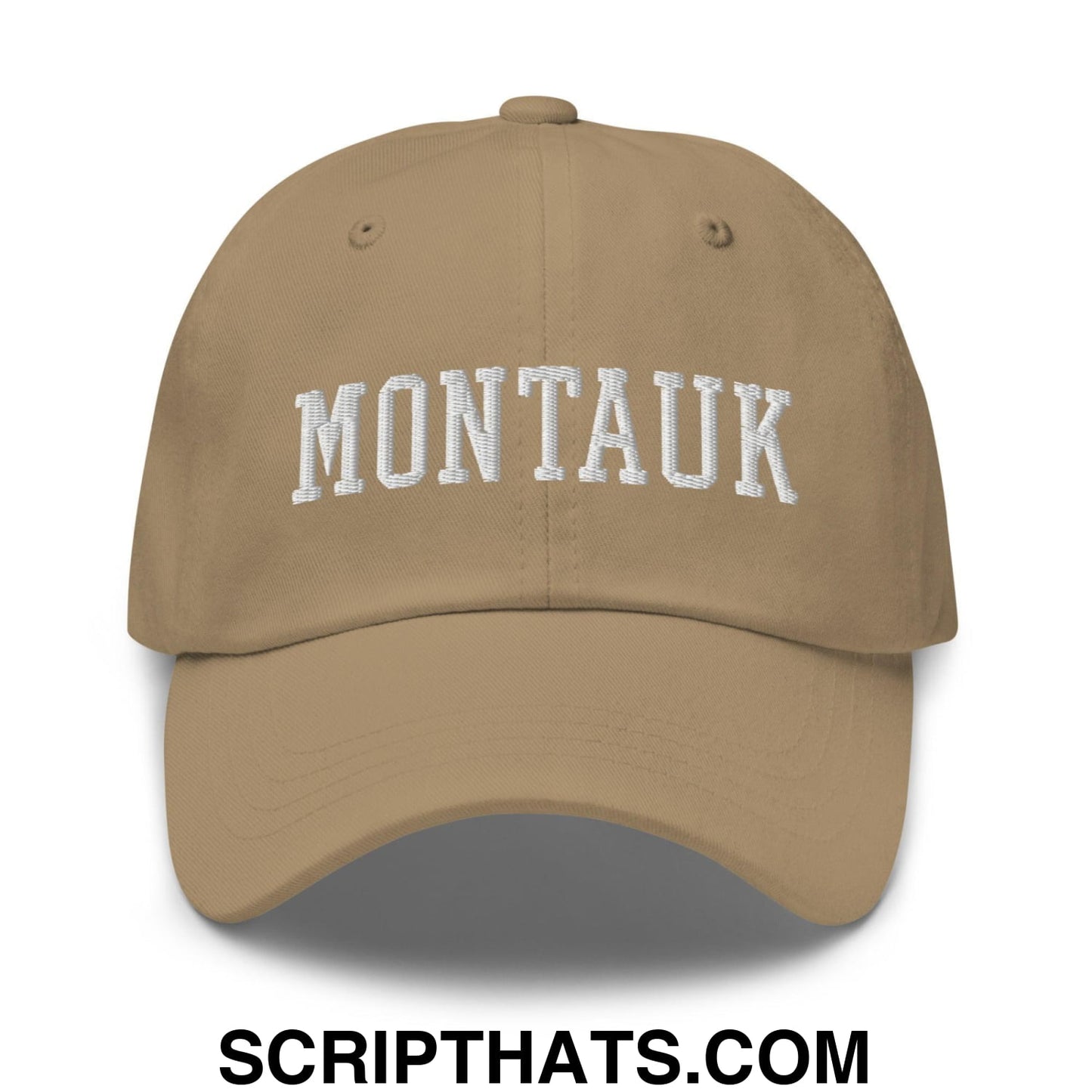 Montauk Varsity Letterman Block Dad Hat Khaki