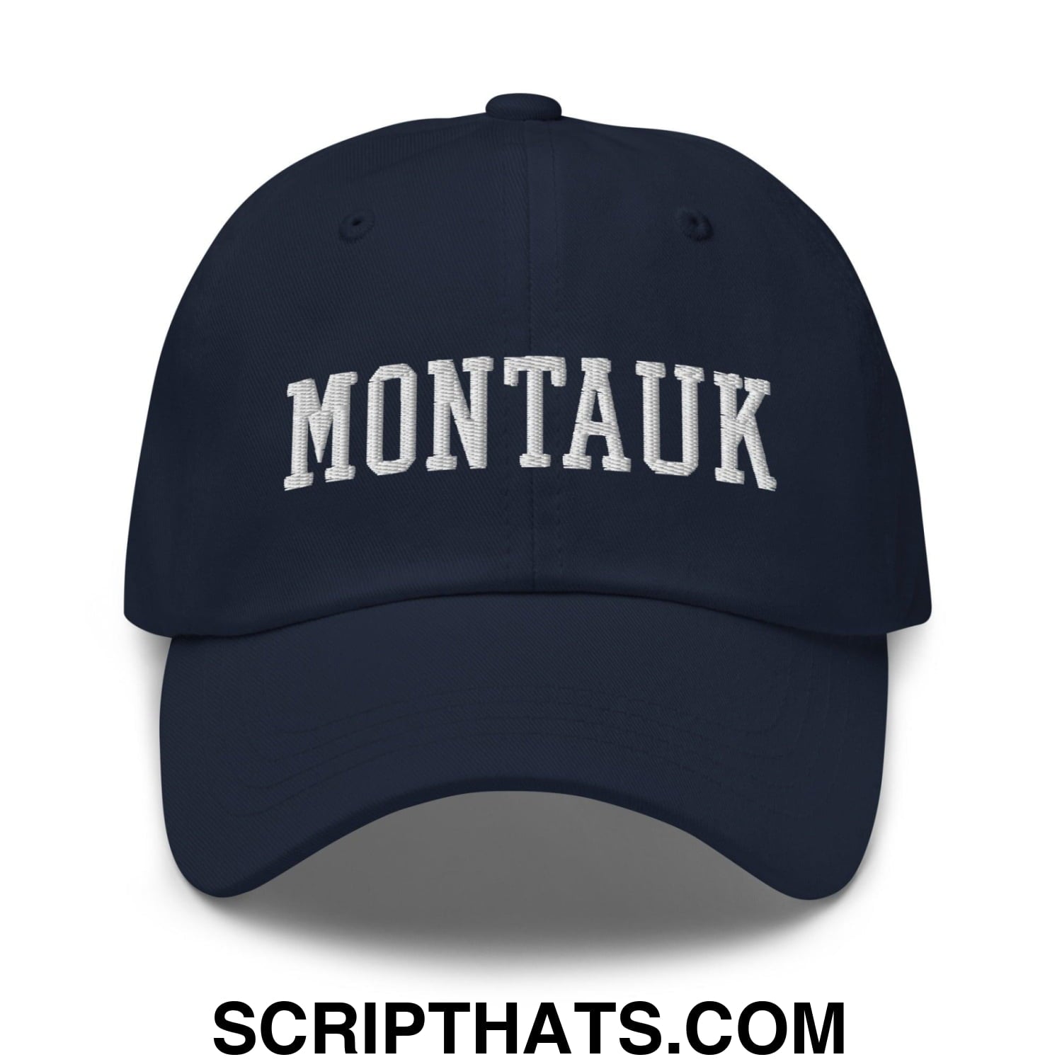Montauk Varsity Letterman Block Dad Hat Navy