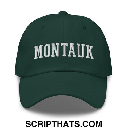Montauk Varsity Letterman Block Dad Hat Spruce