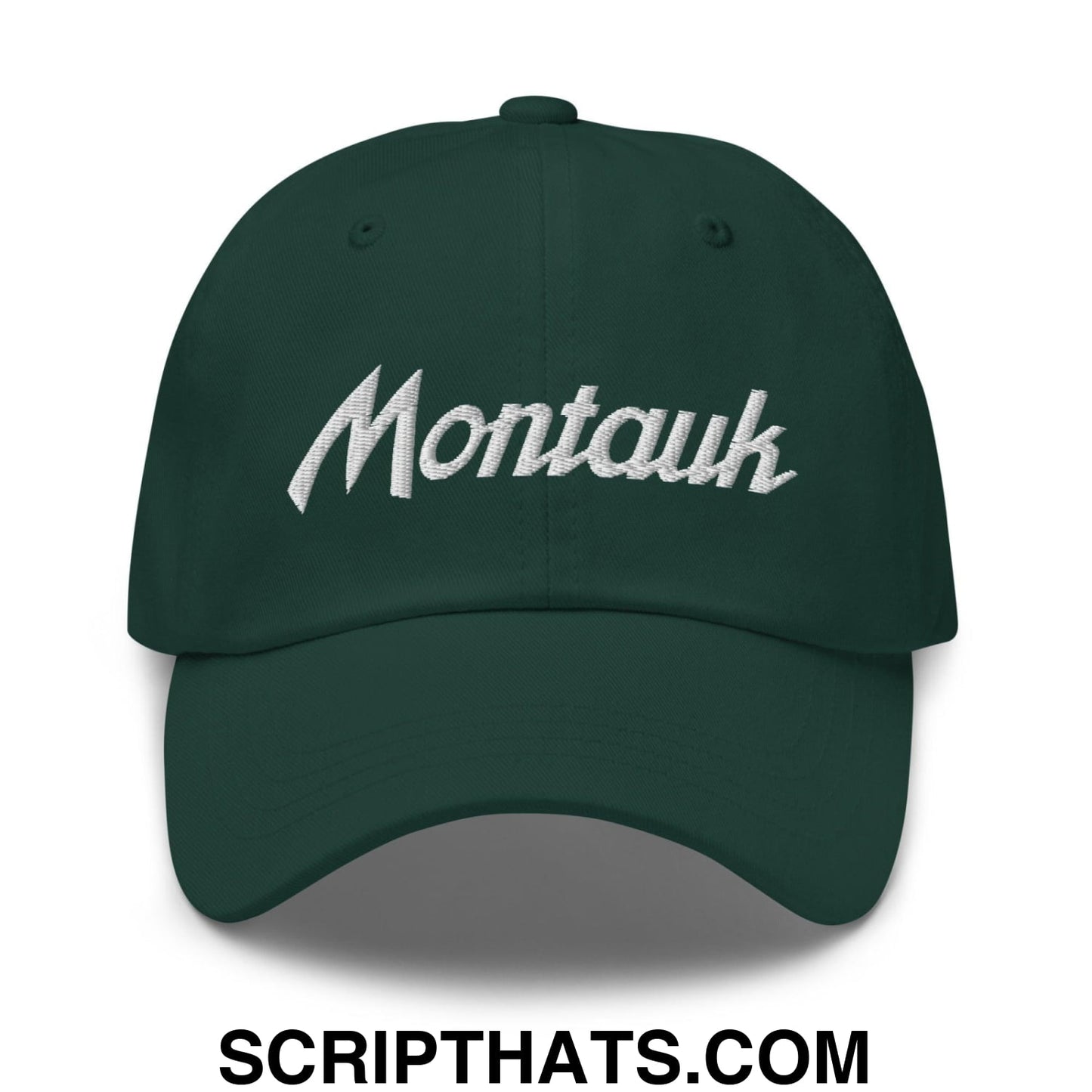 Montauk Vintage Sports Script Dad Hat Spruce