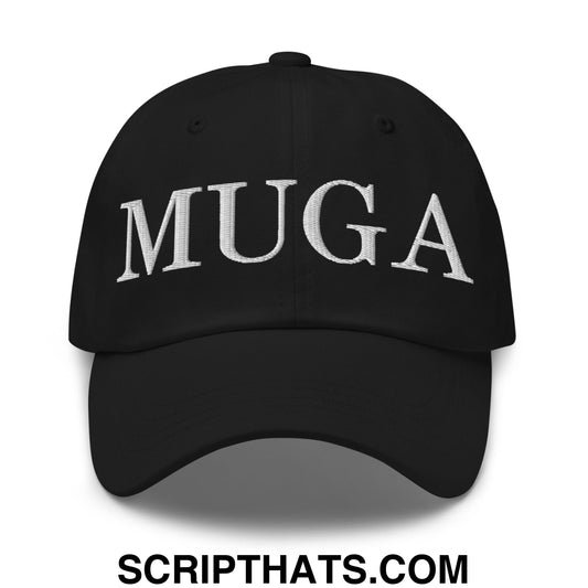 MUGA Make Ukraine Great Again Embroidered Unstructured Dad Hat Black