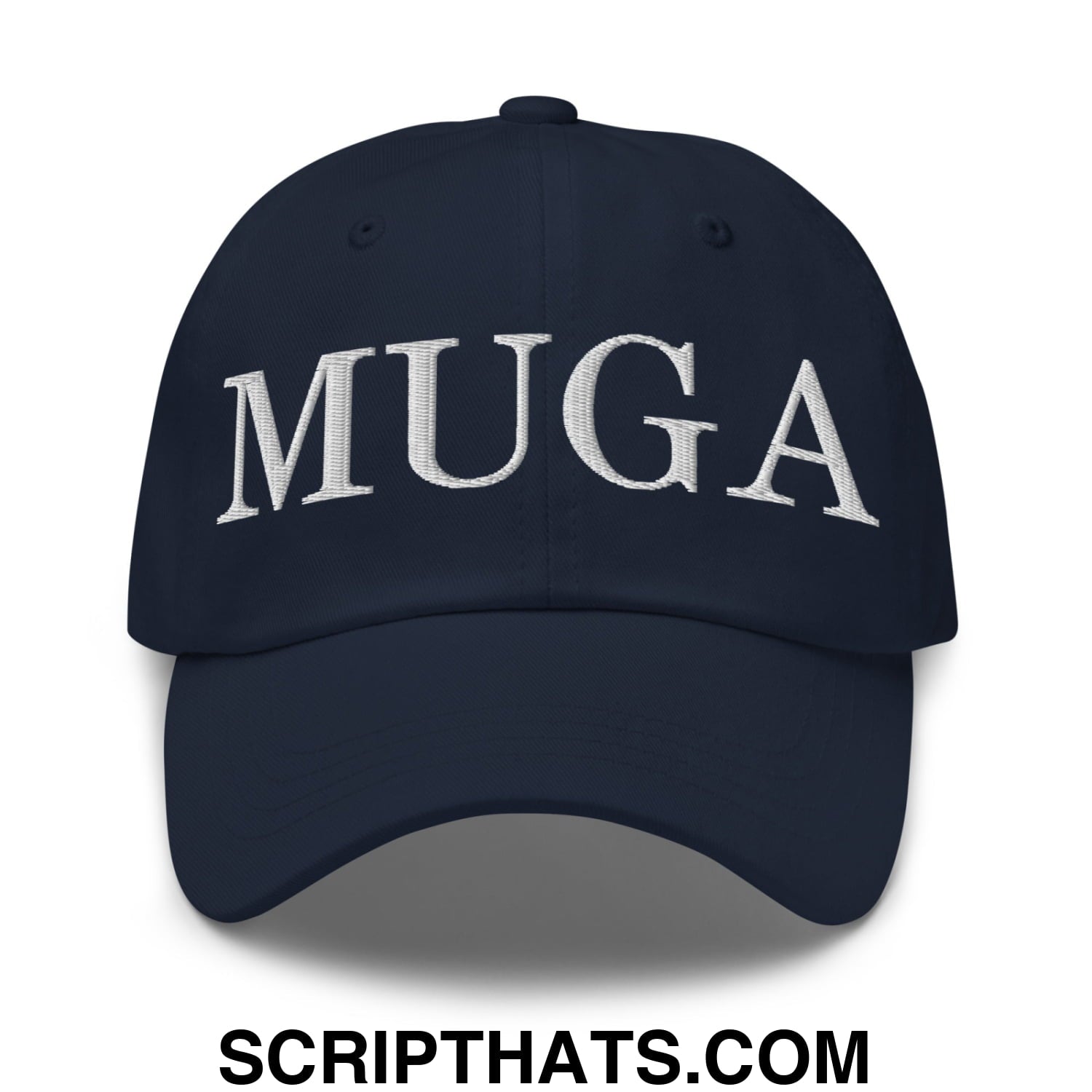 MUGA Make Ukraine Great Again Embroidered Unstructured Dad Hat Navy