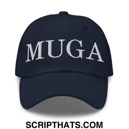 MUGA Make Ukraine Great Again Embroidered Unstructured Dad Hat Navy