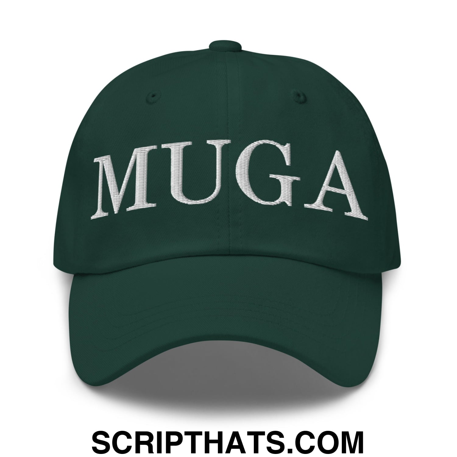 MUGA Make Ukraine Great Again Embroidered Unstructured Dad Hat Spruce