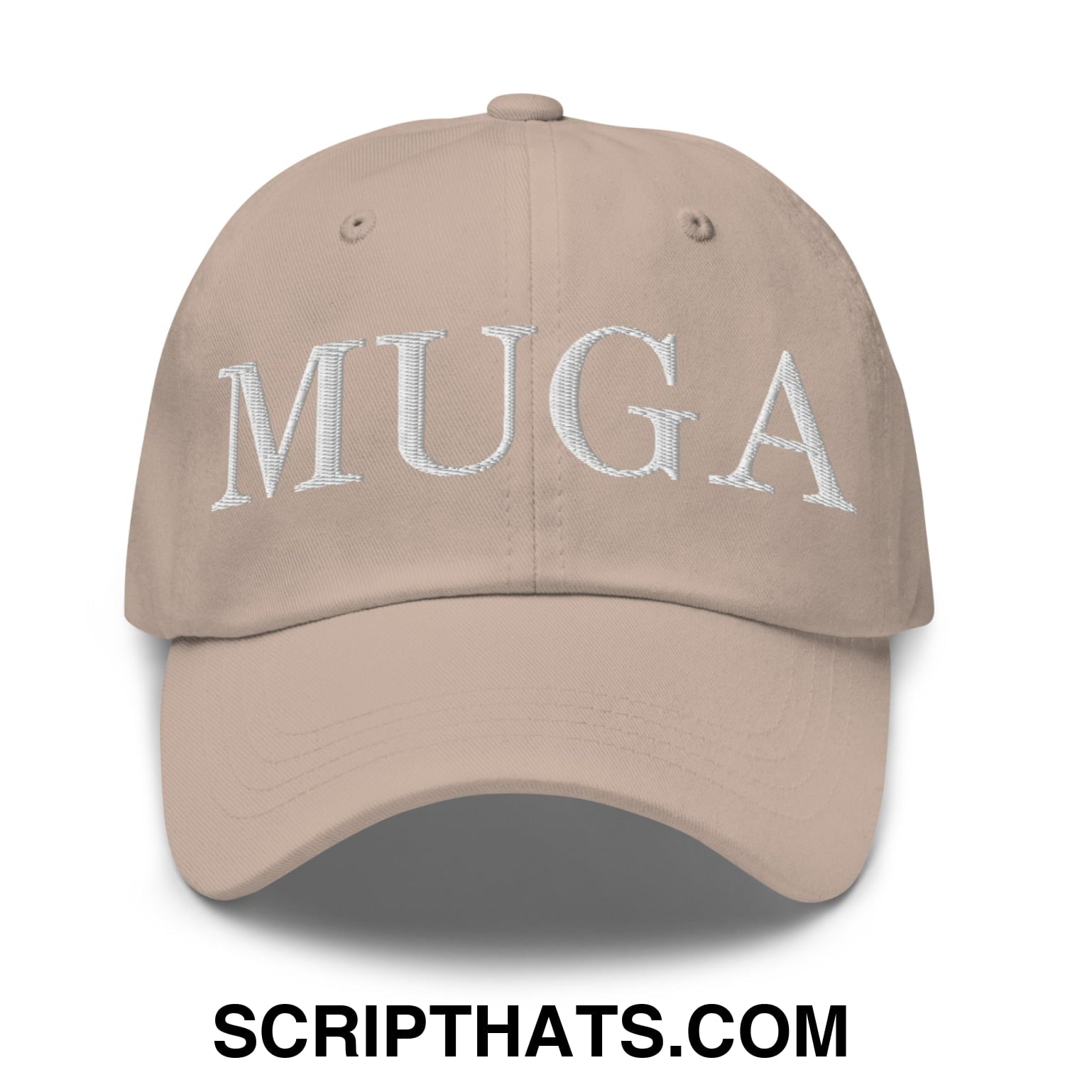 MUGA Make Ukraine Great Again Embroidered Unstructured Dad Hat Stone