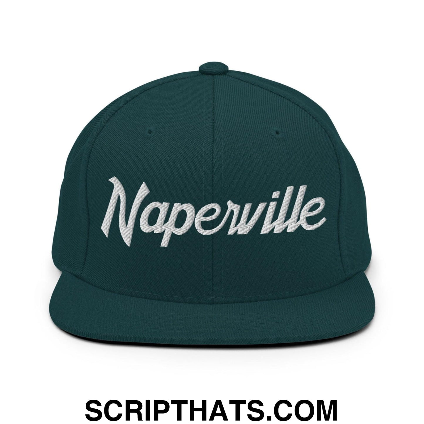 Naperville Script Snapback Hat Spruce