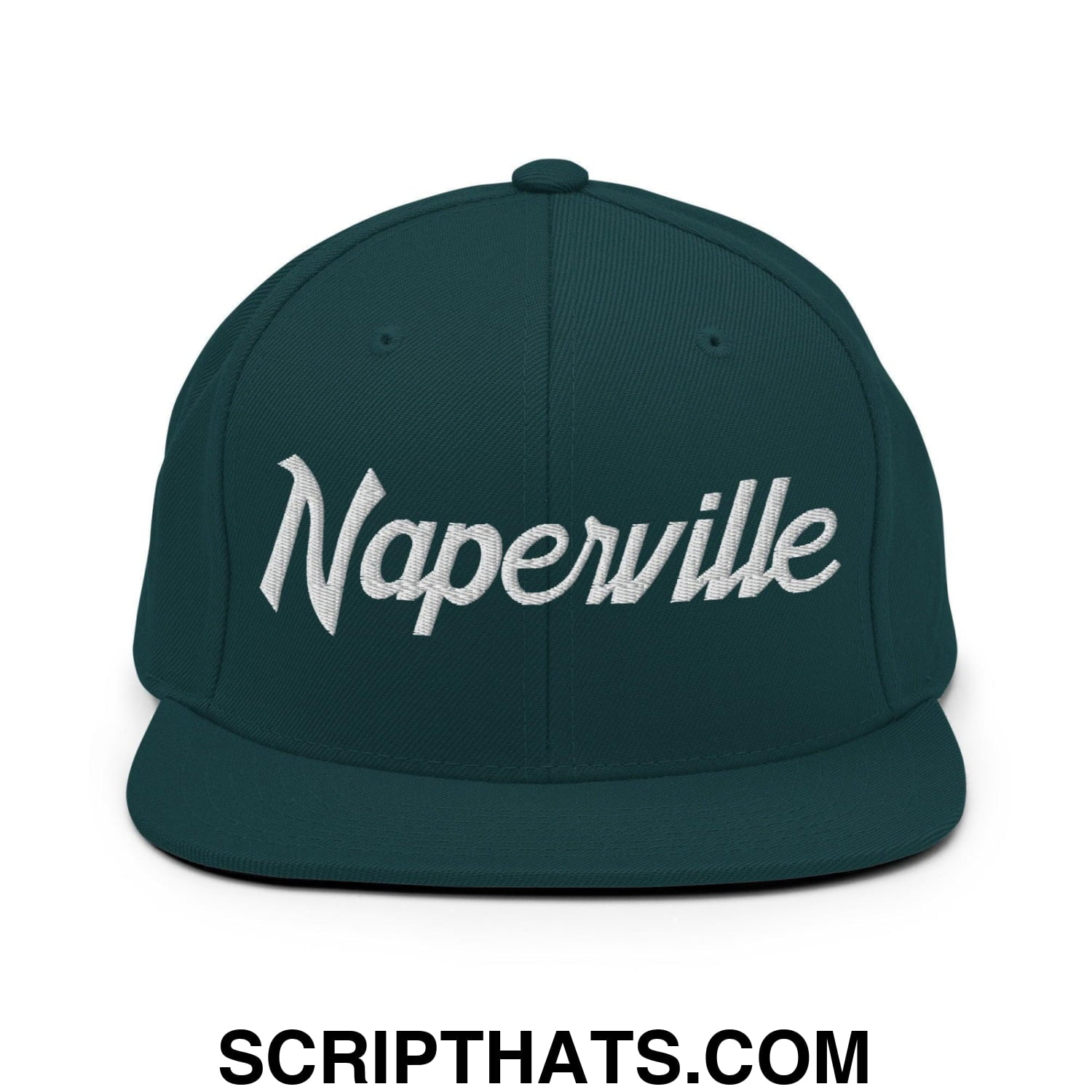 Naperville Script Snapback Hat Spruce
