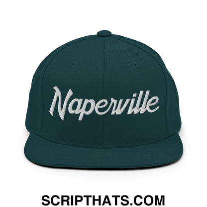 Naperville Script Snapback Hat Spruce