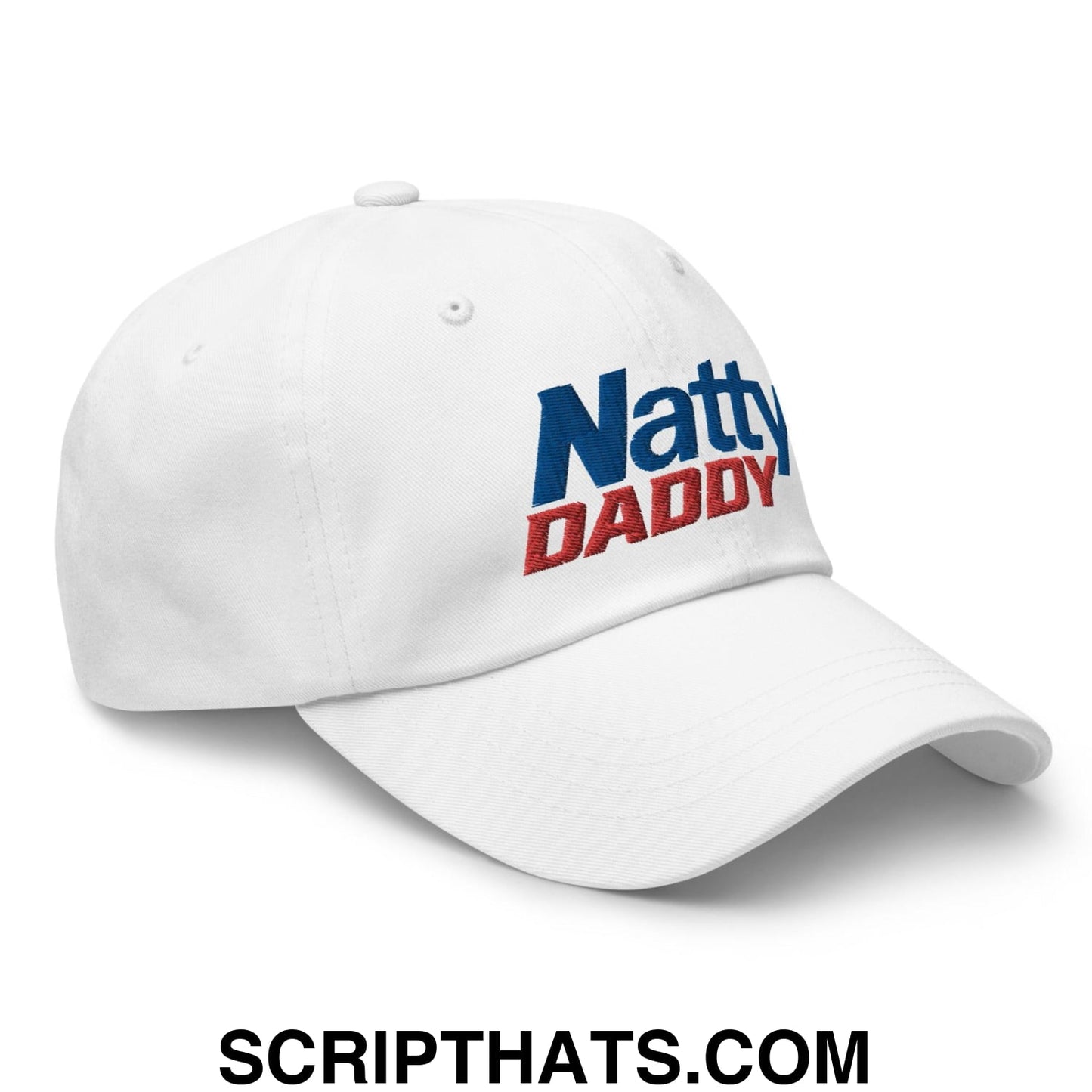 Natty Daddy Dad Hat White