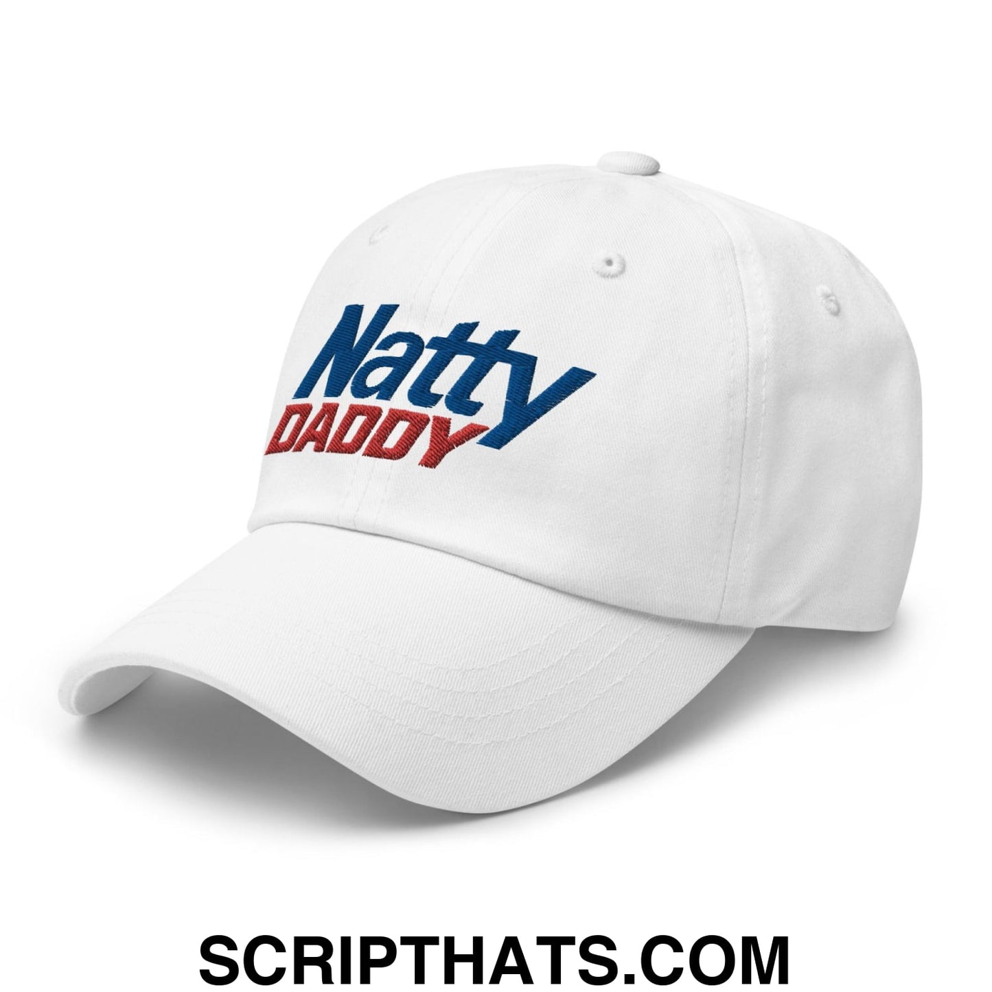Natty Daddy Dad Hat White