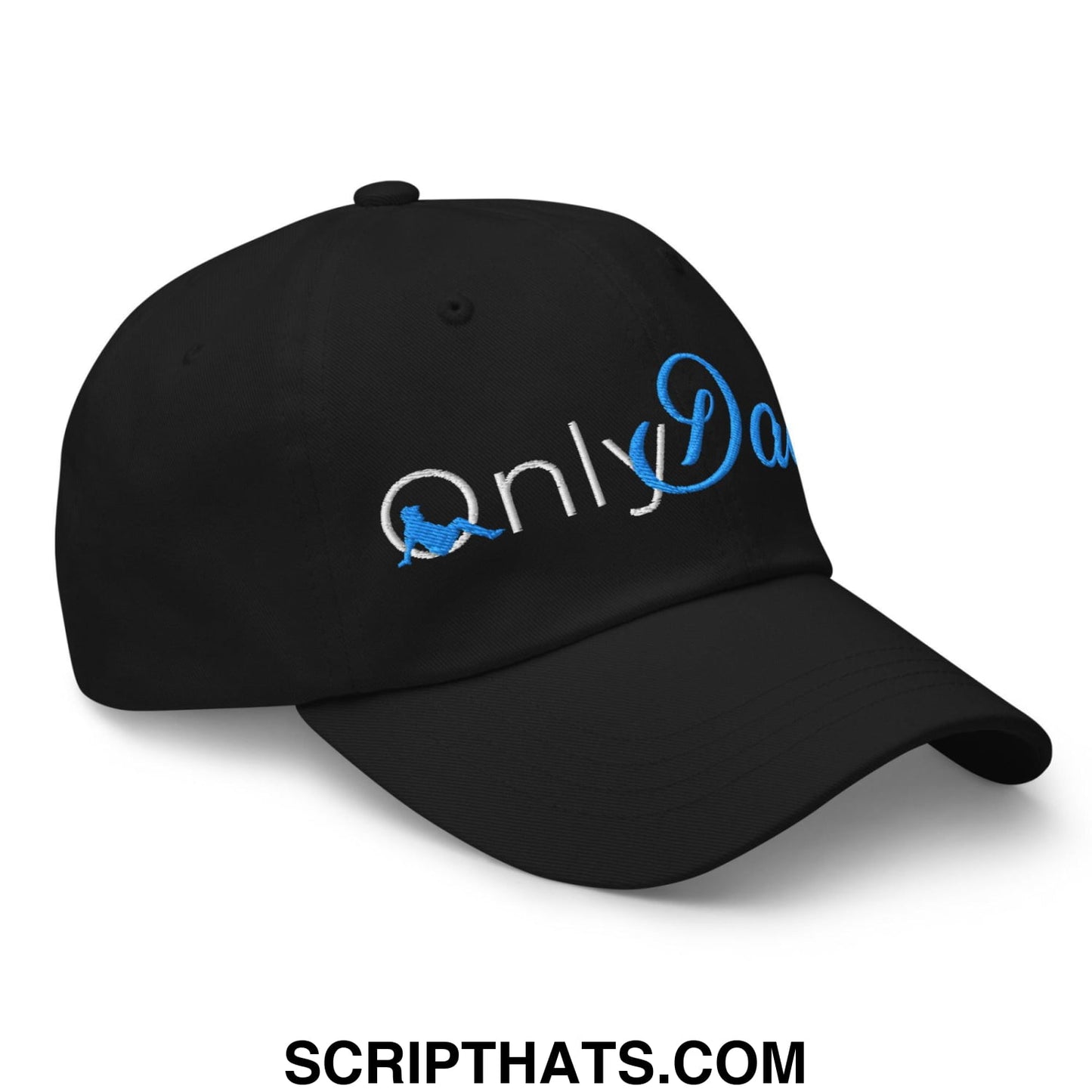 Only Dads Embroidered Dad Hat Black
