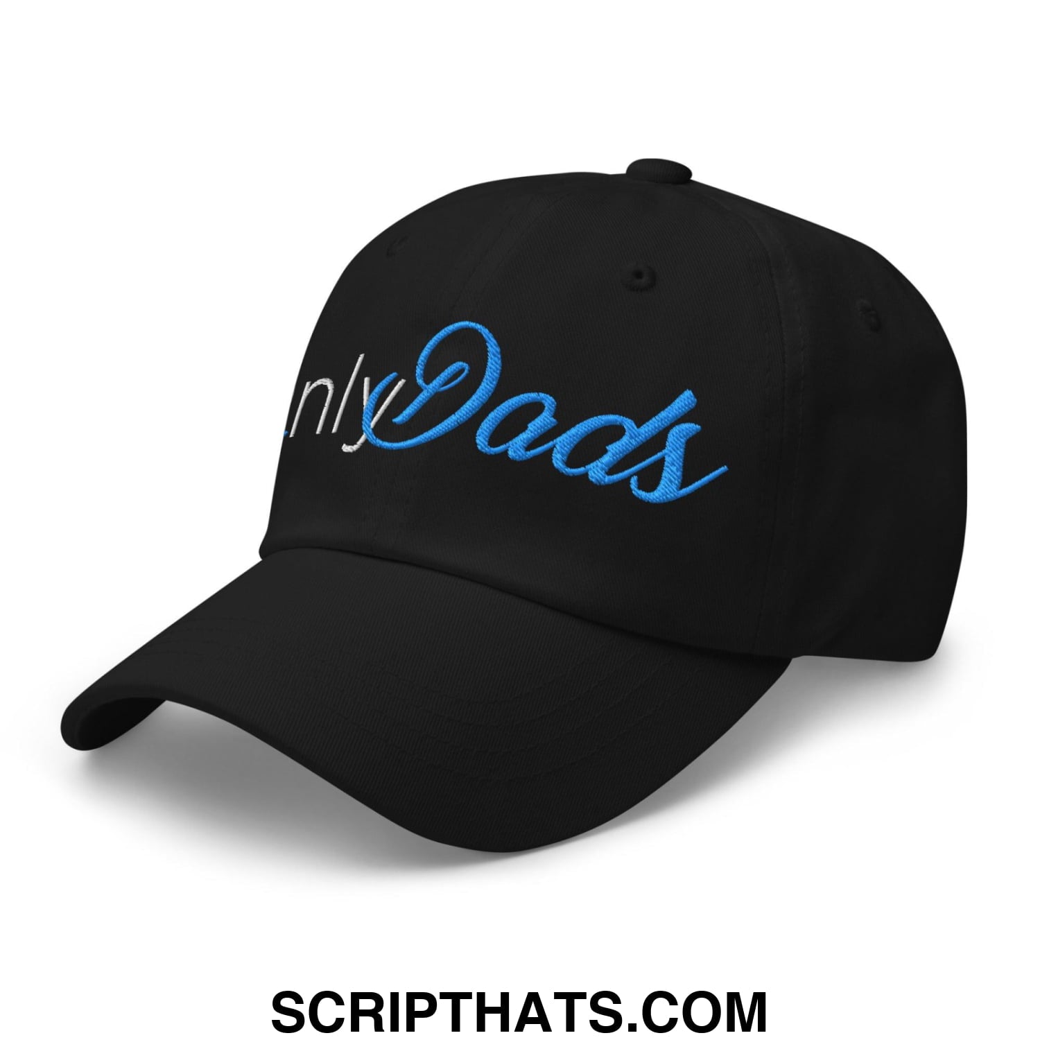 Only Dads Embroidered Dad Hat Black