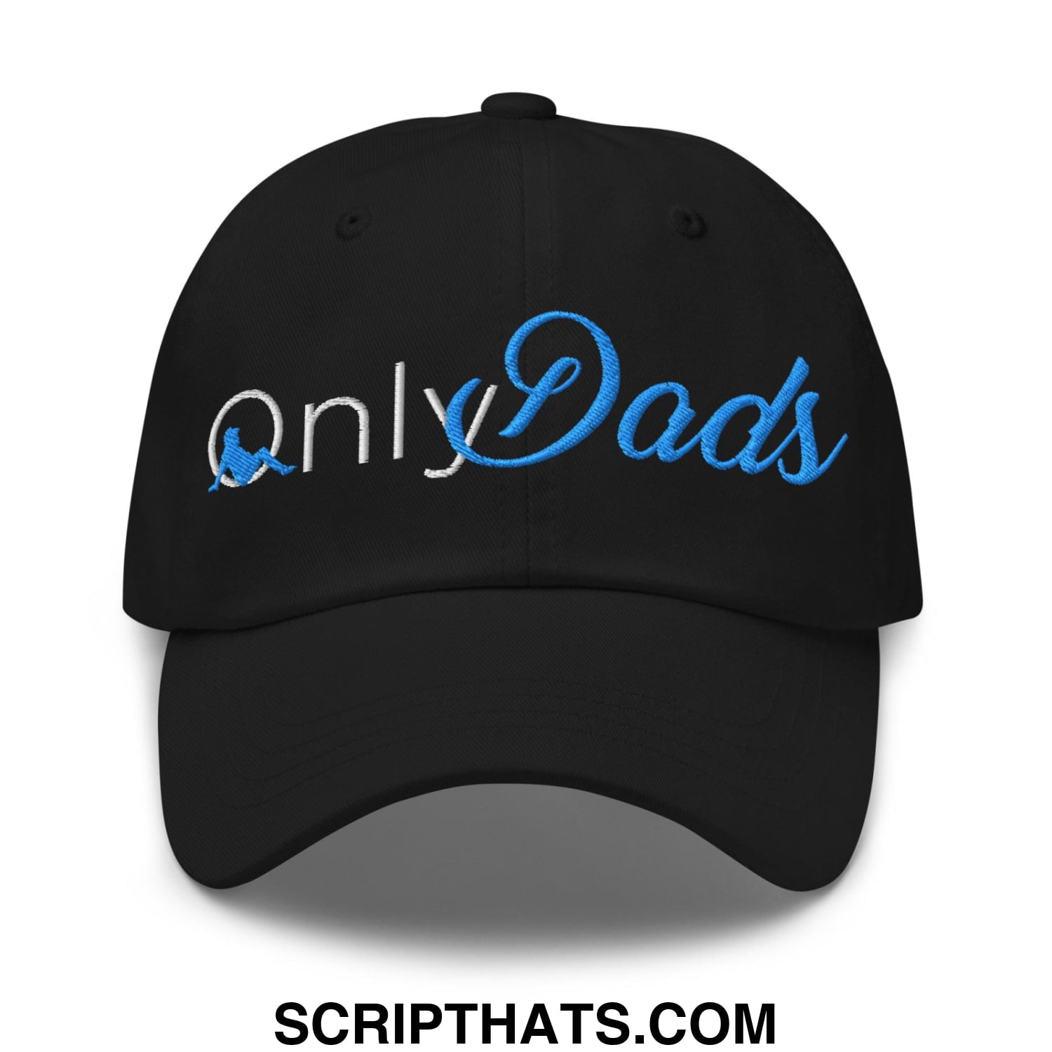 Only Dads Embroidered Dad Hat Black