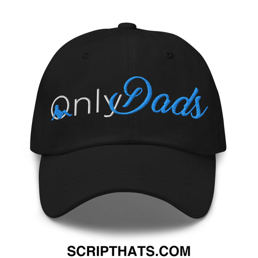 Only Dads Embroidered Dad Hat Black