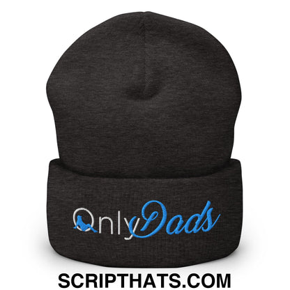 Only Dads Embroidered Knit Cuffed Beanie Dark Grey