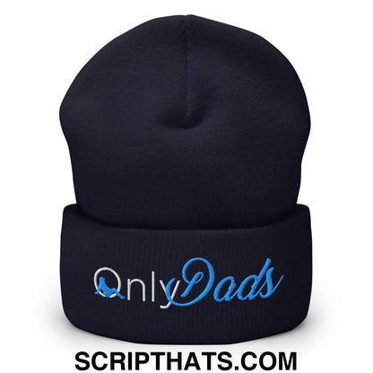 Only Dads Embroidered Knit Cuffed Beanie Navy
