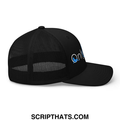Only Dads Embroidered Mesh Trucker Hat Black