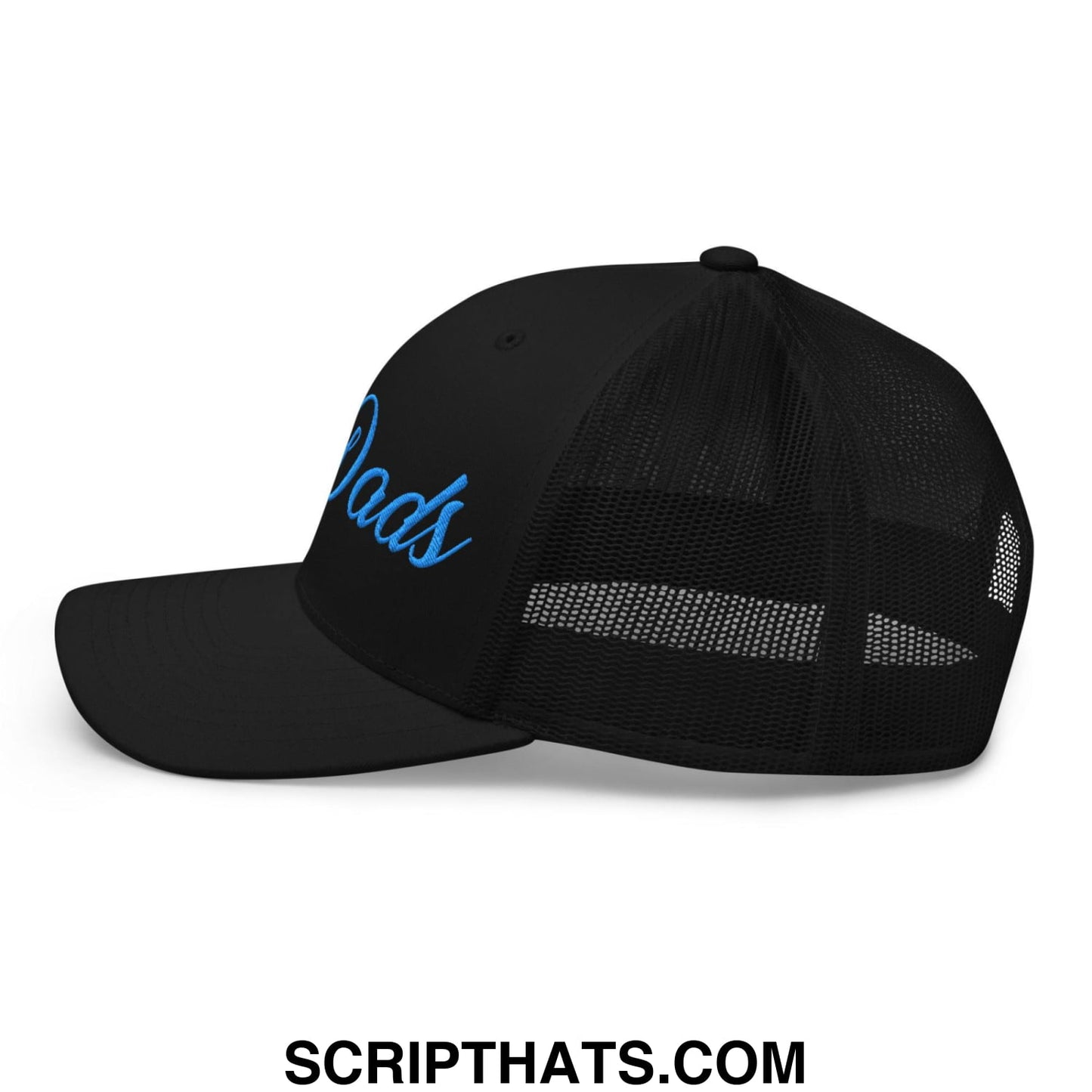 Only Dads Embroidered Mesh Trucker Hat Black