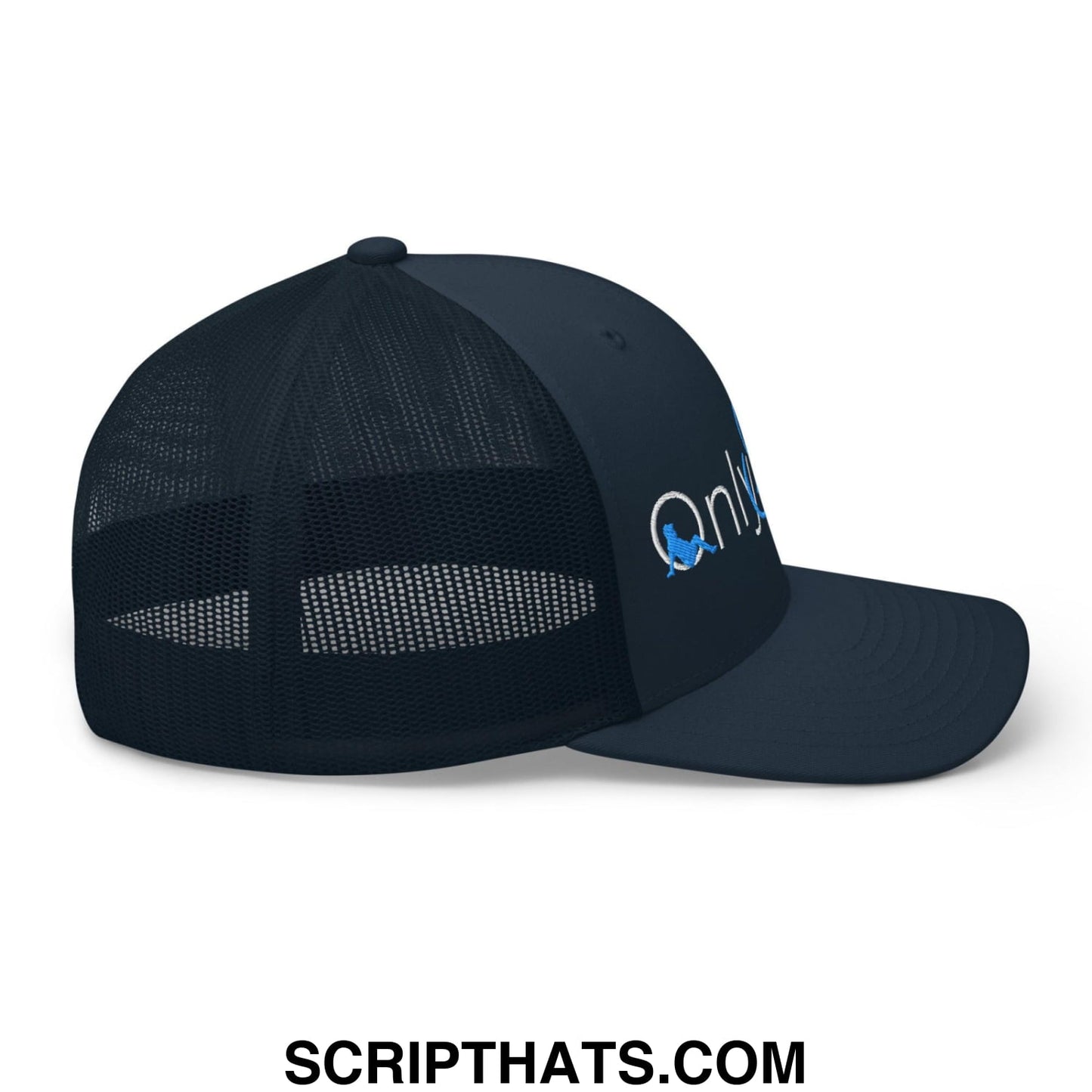 Only Dads Embroidered Mesh Trucker Hat Navy