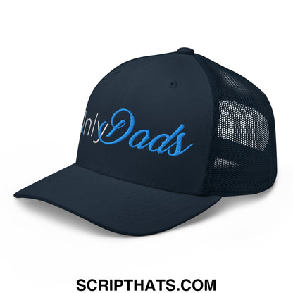 Only Dads Embroidered Mesh Trucker Hat Navy