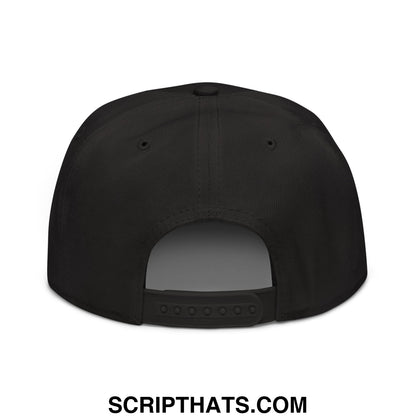 Our Forests Are Not For Sale USFS US Flag Embroidered Flat Bill Snapback Hat Black