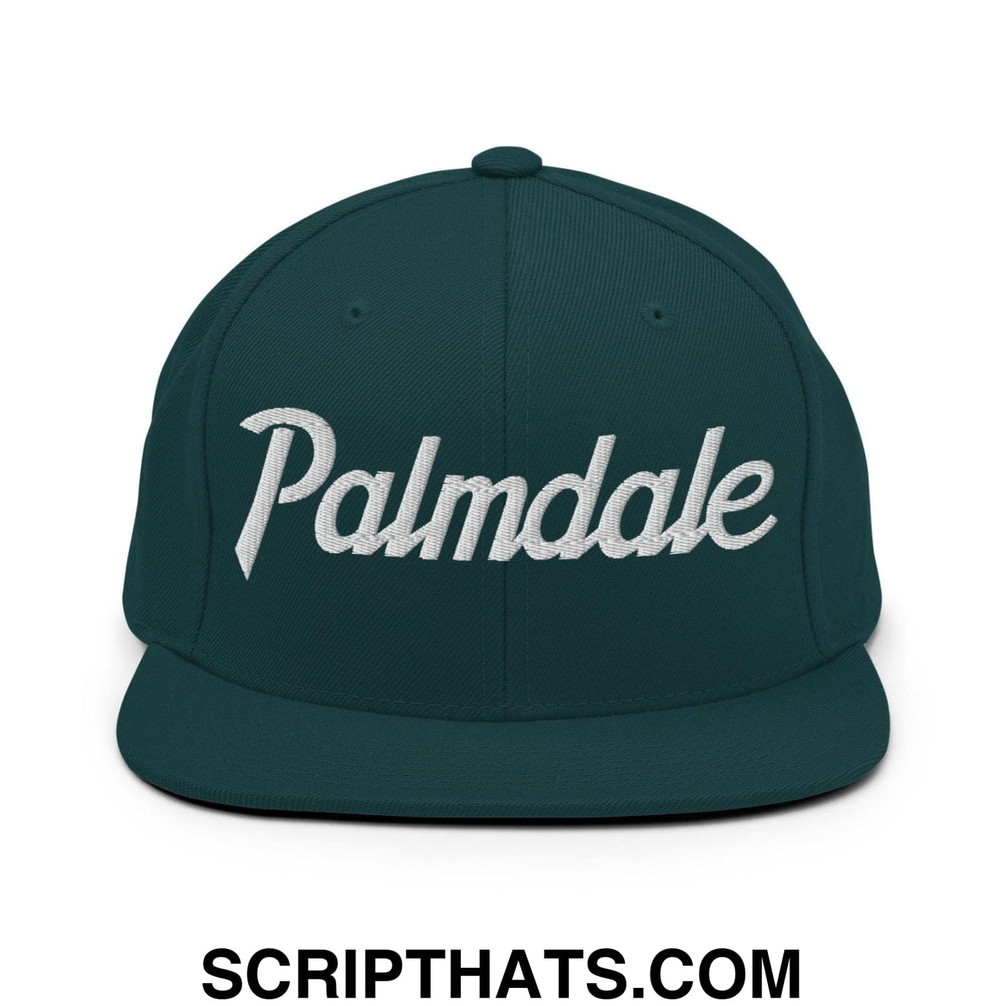 Palmdale Script Snapback Hat Spruce