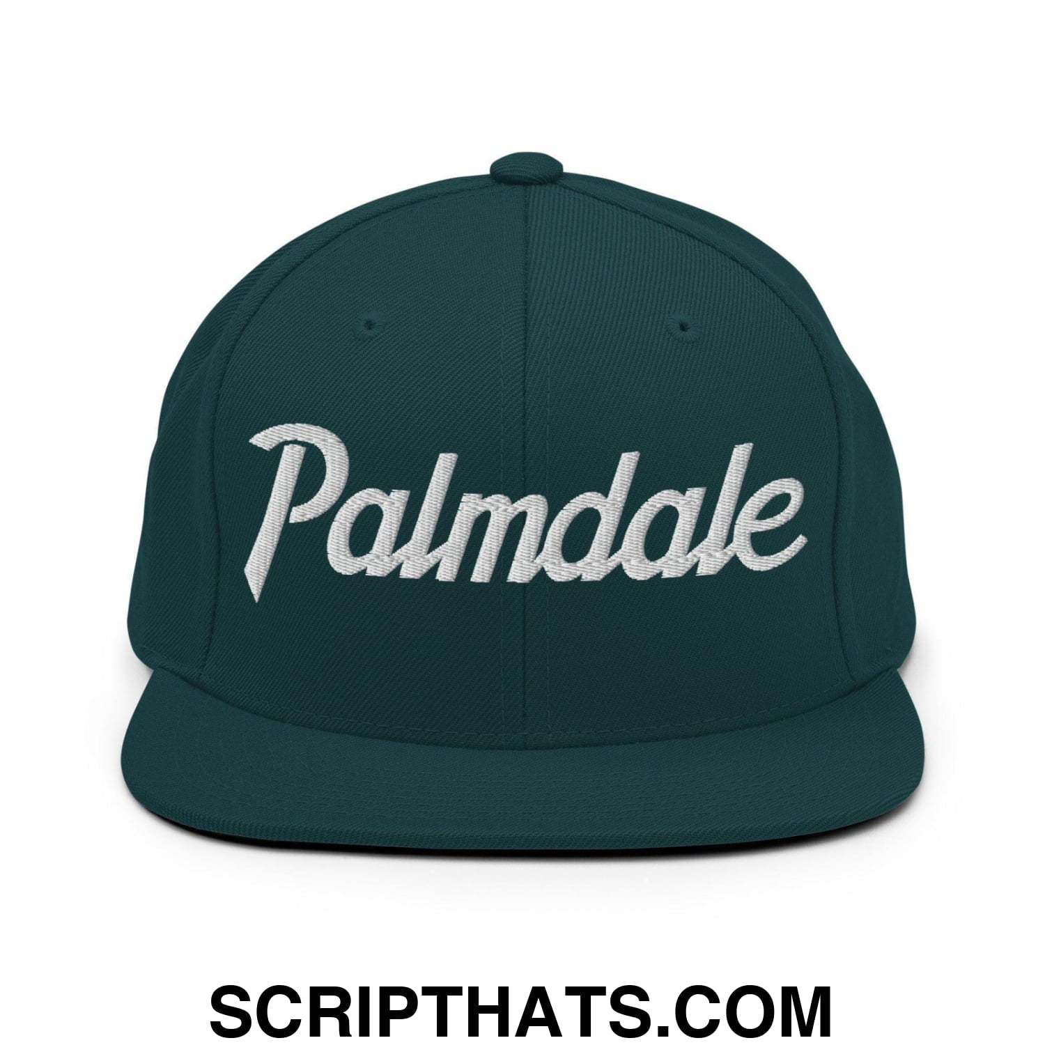 Palmdale Script Snapback Hat Spruce