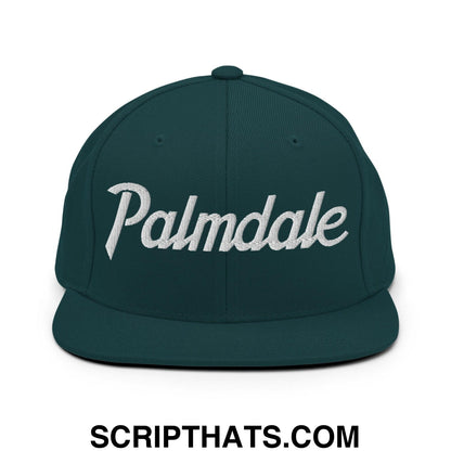 Palmdale Script Snapback Hat Spruce