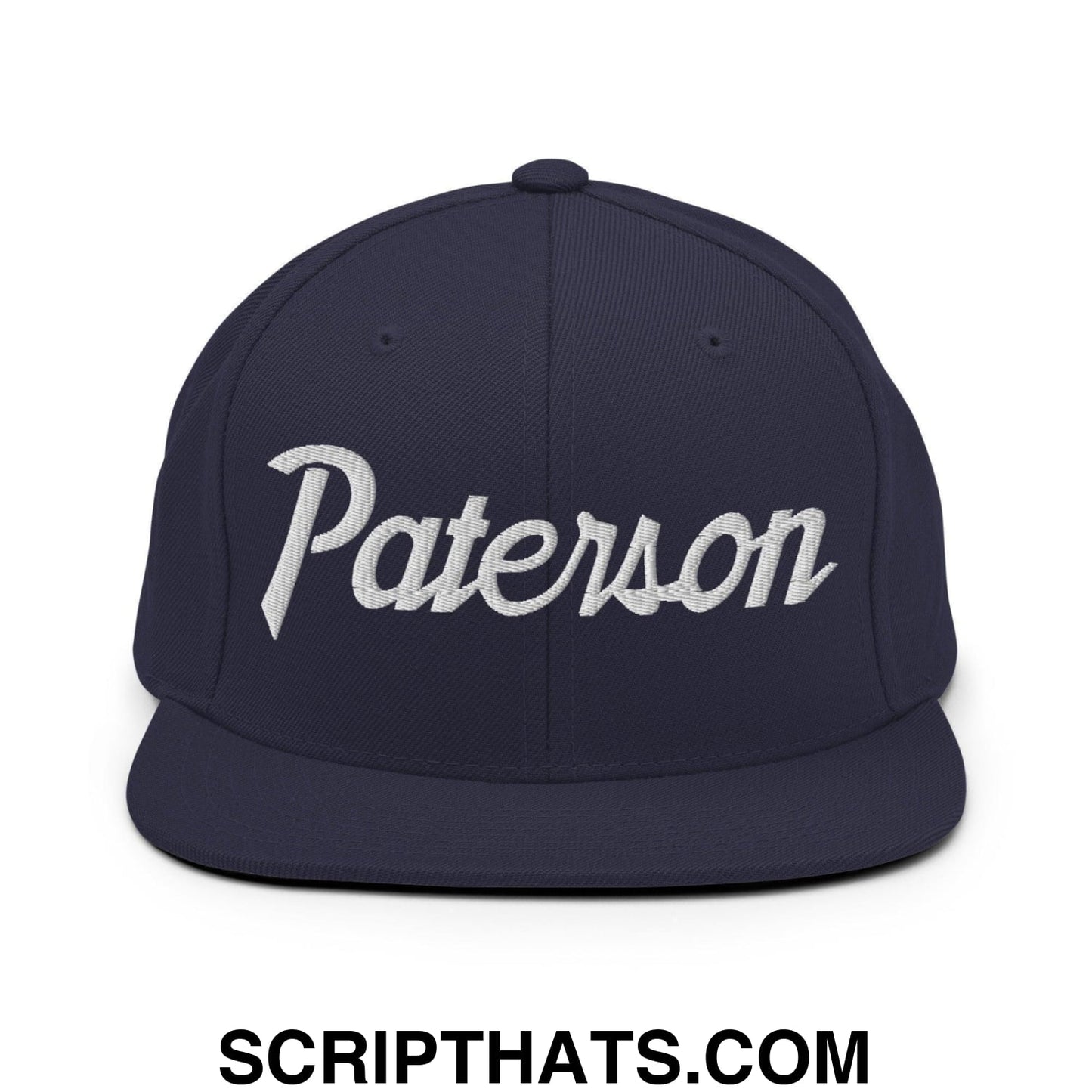 Paterson Script Snapback Hat Navy